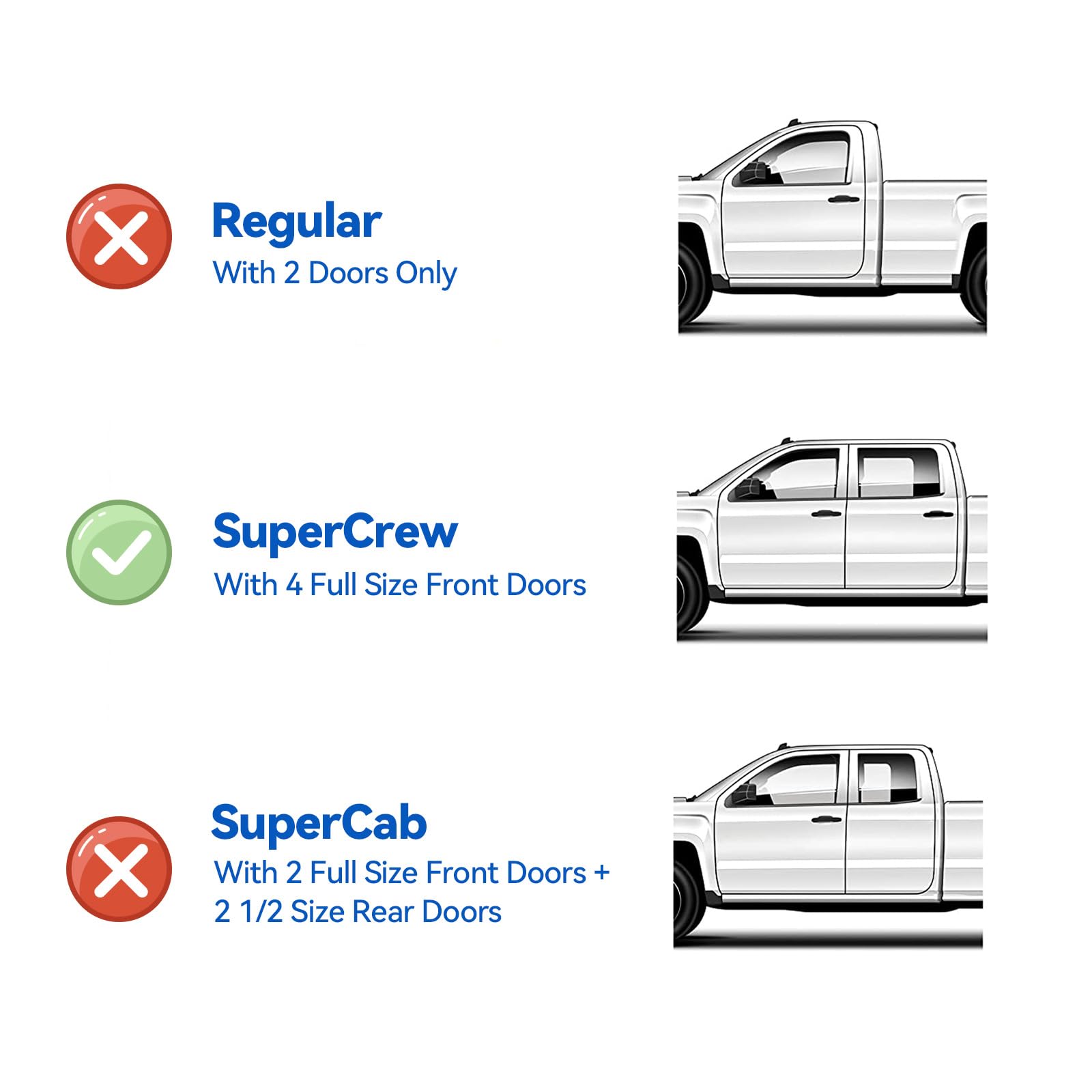 Window Visors Rain Guards for 2019 2020 2021 2022 2023 Ford Ranger Supercrew, Out-Channel Window Vent Wind Deflectors Visors Sha