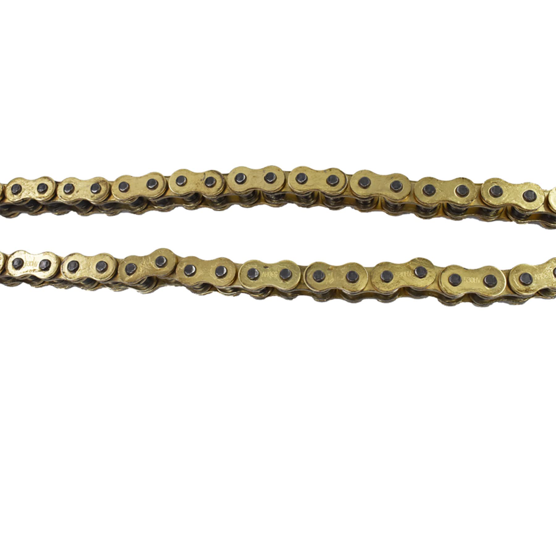 Marddpair 530X150 O-Ring Drive Chain 530 Pitch 150 Links 9850 Pounds Tensile Gold