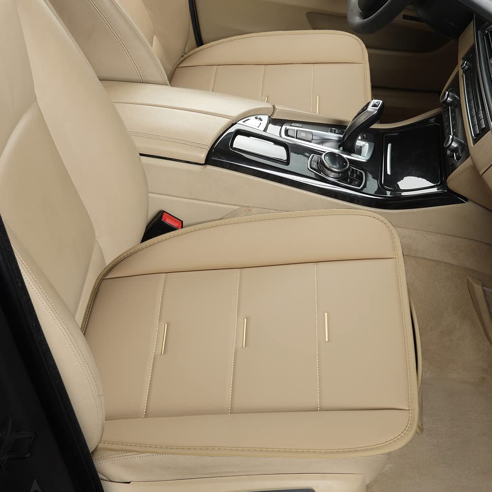 West Llama Bottom Seat Covers, Include 1 Pair Front Seat Protector And 1 Rear Seat Cover, Universal Pu Leather Seat Covers For 9