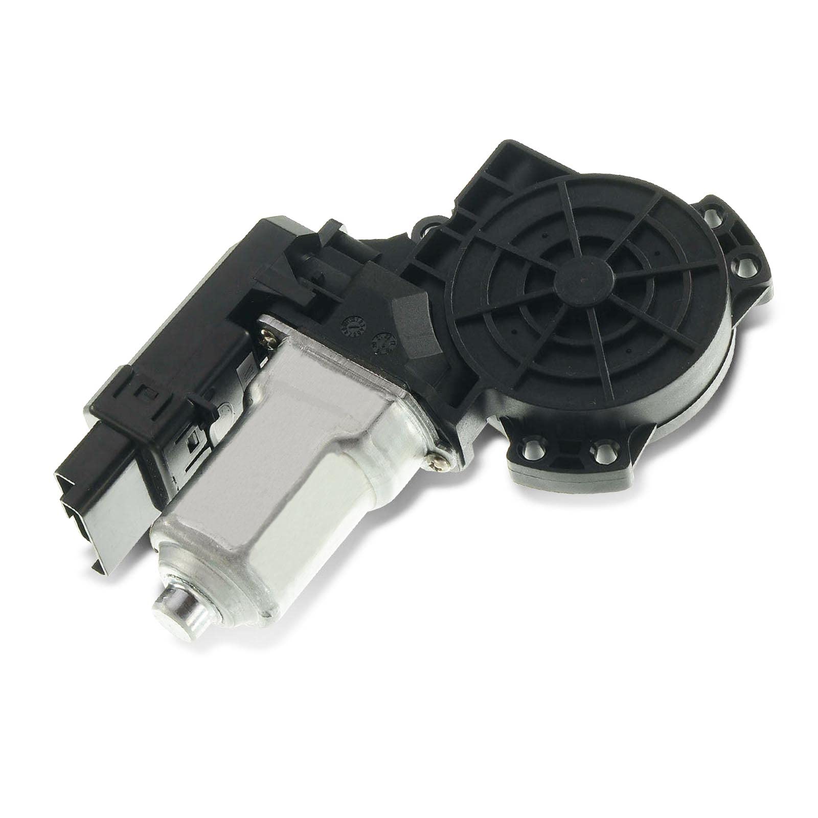 Front Driver Side Power Window Motor Replacement for Hyundai Sonata 2006-2010 (6 Pins Plug with Anti-Clip Function)