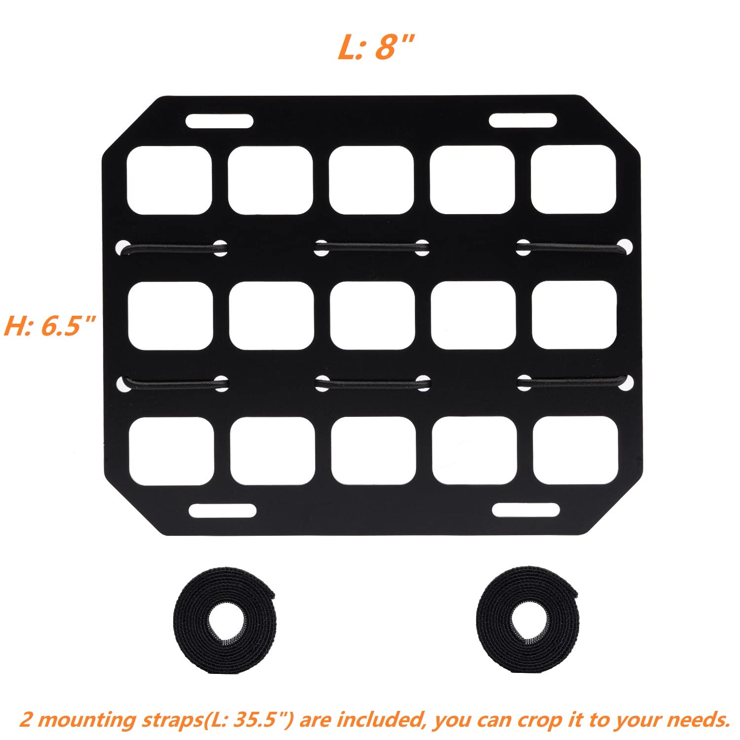 Tacnex Vehicle Rigid Molle Panel Car Seat Headrest Organizer Edc Pouch Tool Holster Bag Holder Auto Interior Accessories Tactica