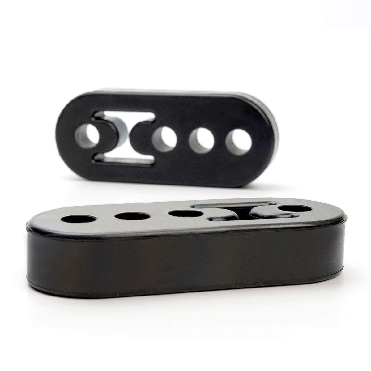 NORSMIC Exhaust Hanger Rubber -4PCS, Universal Hole Size Diameter 12mm (0.47inch), Muffler Bracket Mount, Rubber Insulator for C