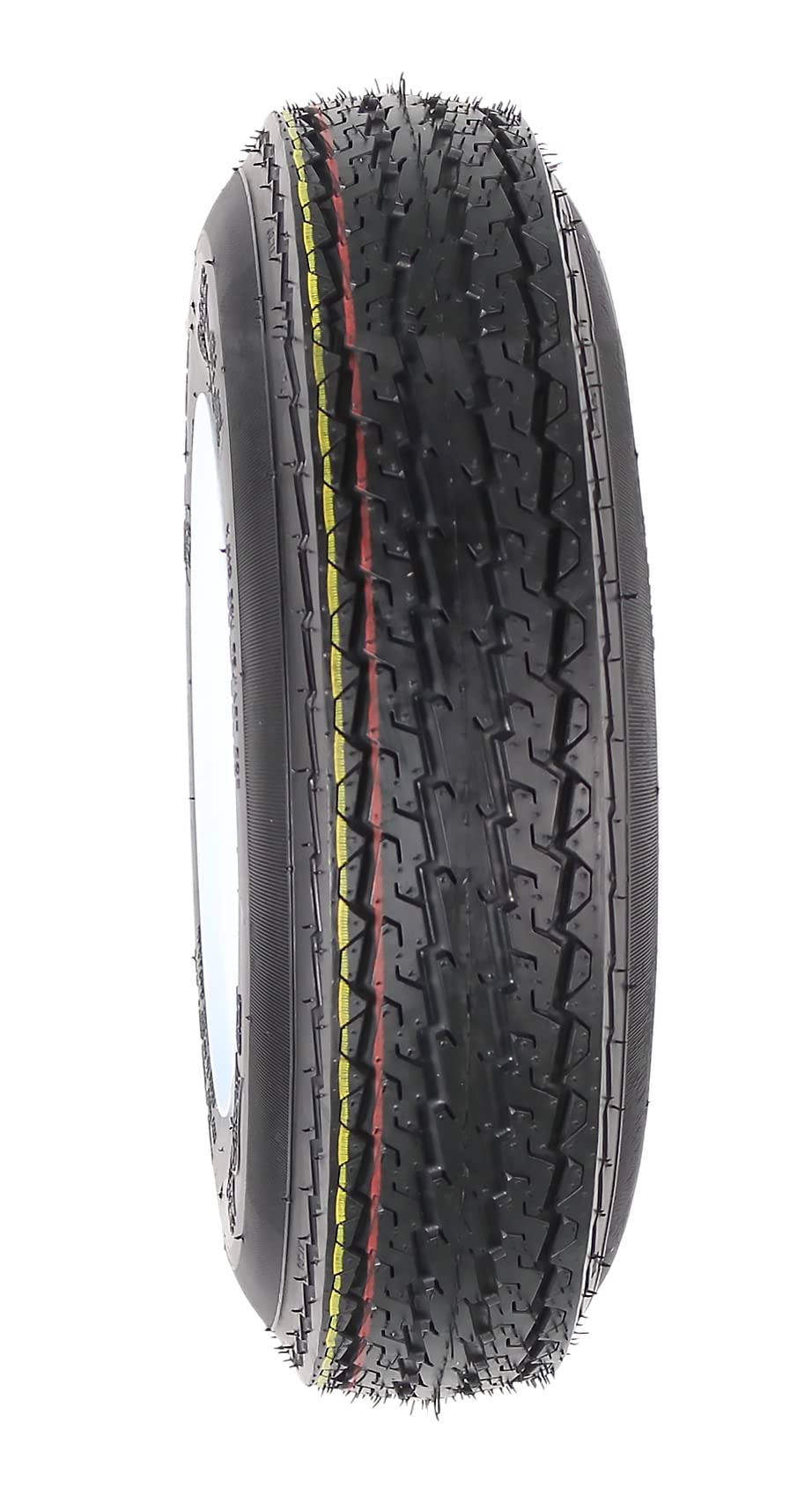 eCustomrim 2-Pack Trailer Tires On Rims 4.80-8 480-8 4.80 X 8 8 in. Load Range B 4 Lug Bolt Wheel White - 2 Year Warranty w/Free