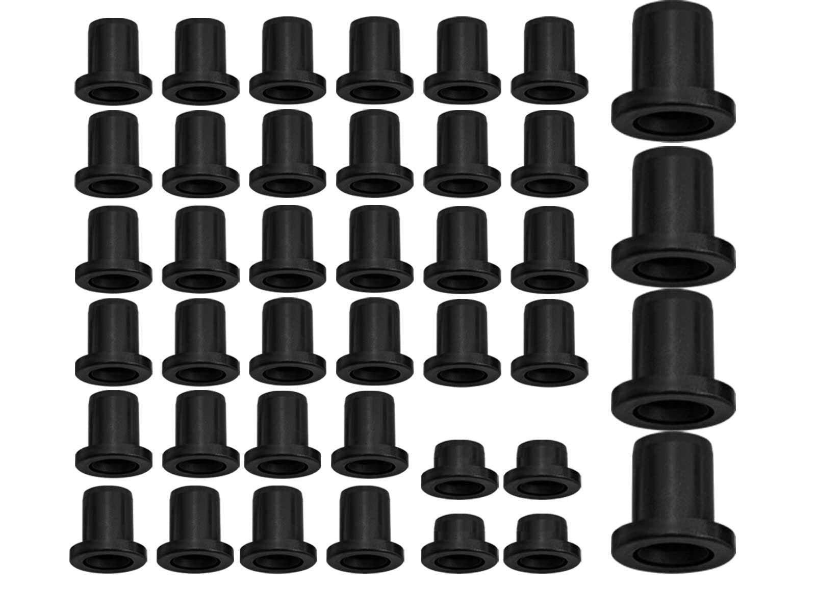 Superatv Heavy Duty Hdpe A-Arm/Control Arm Bushing Kit For Oe Arms For Polaris Rzr 900/900 4/900 S (2015 Only) - Front And Rear