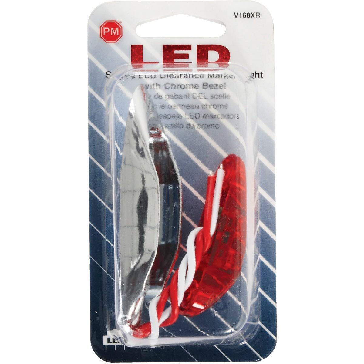 Pm V168Xr Red Slim Line Clearance & Side Marker Lights Kit