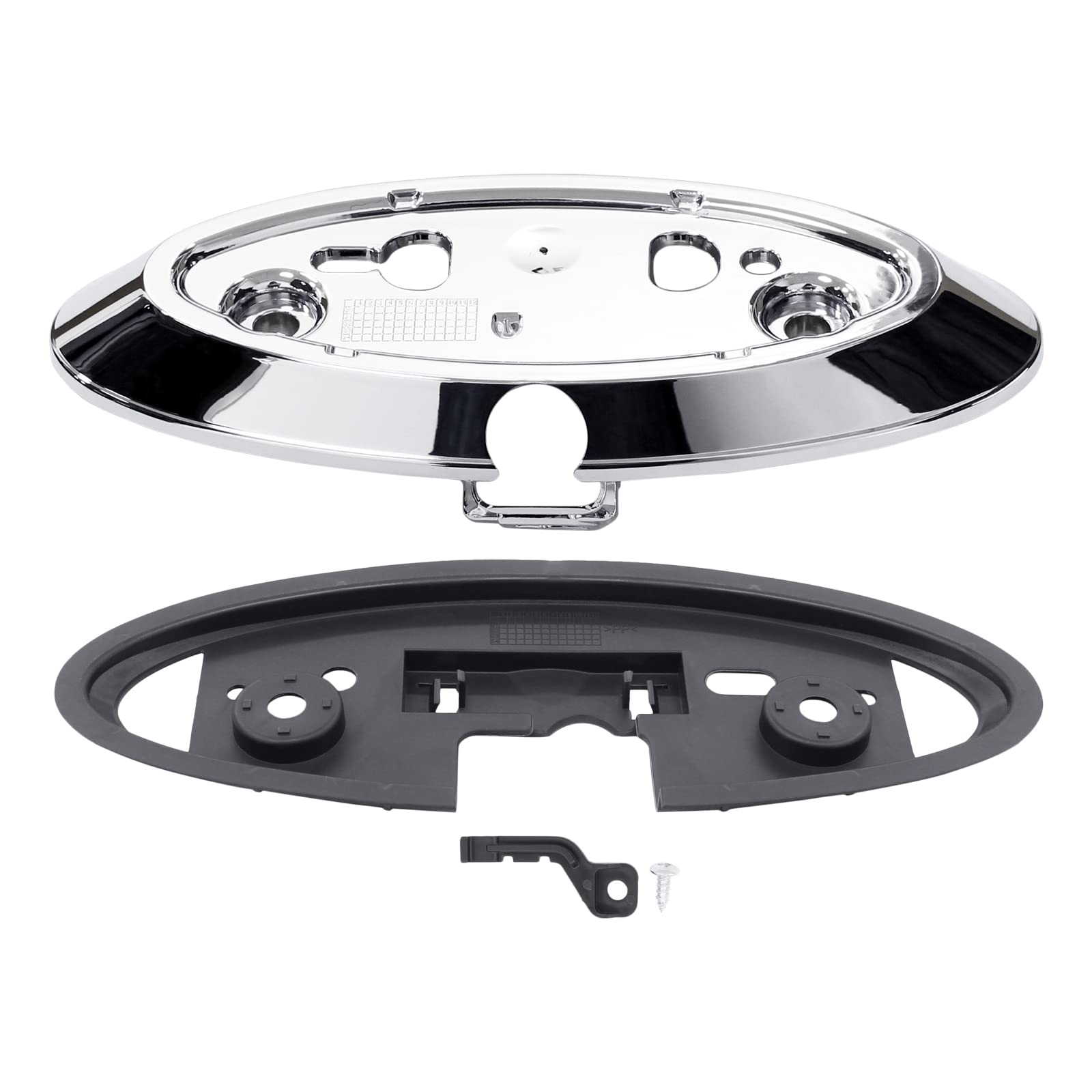Applianpar Tailgate Backup Camera Mount Bezel Chrome For Ford F150 F250 F350 F450 F550