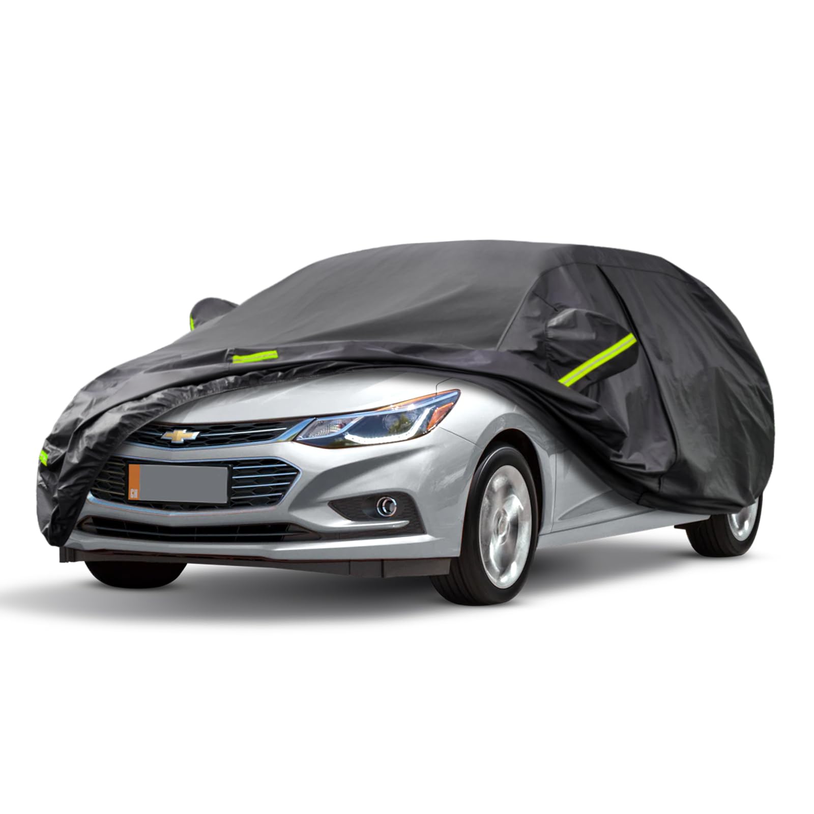 Kaugung 7 Layers Car Cover Custom Fit Chevrolet Cruze Hatchback (2009-2025), Waterproof All Weather Resistant Outdoor Indoor Sun