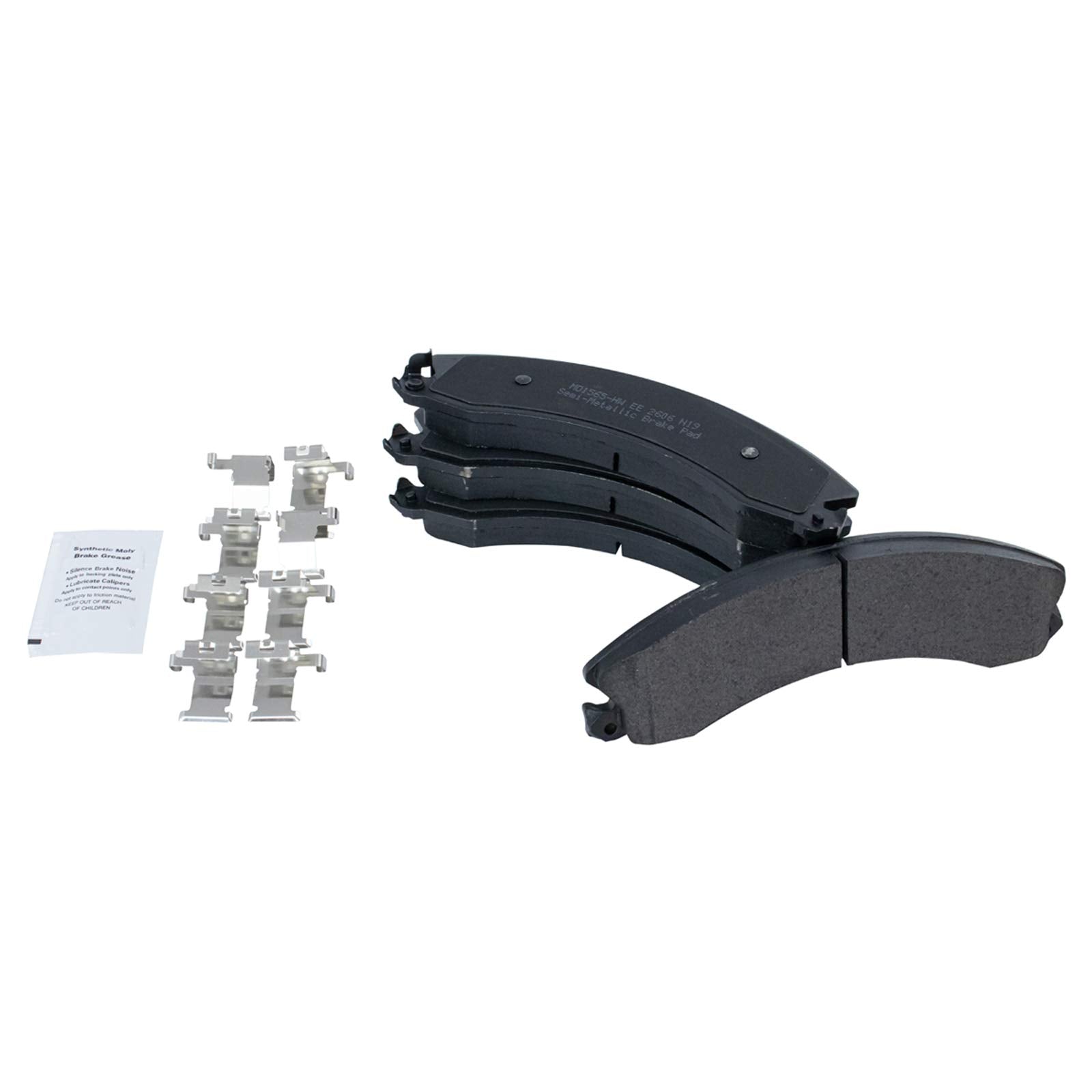 Trq Front Brake Pad & Rotor Kit Premium G-Coated Semi-Metallic Compatible With 2016-2019 Chevrolet Suburban 3500 Hd