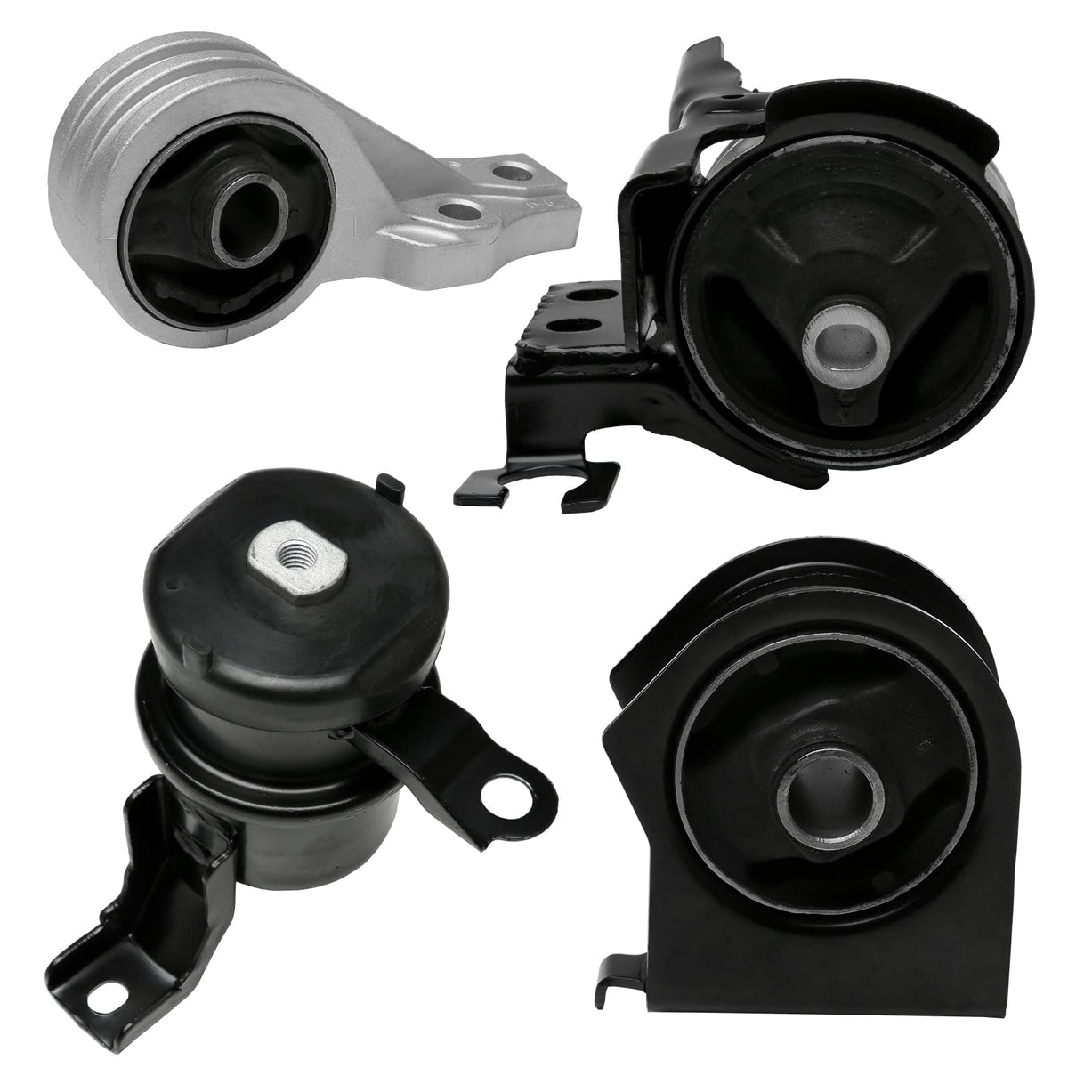 Replacement Engine Motor And Transmission Mount Set Of 4 - Compatible With Ford Escape, Mazda Tribute 2.3L, 2.5L, 3.0L, Mariner