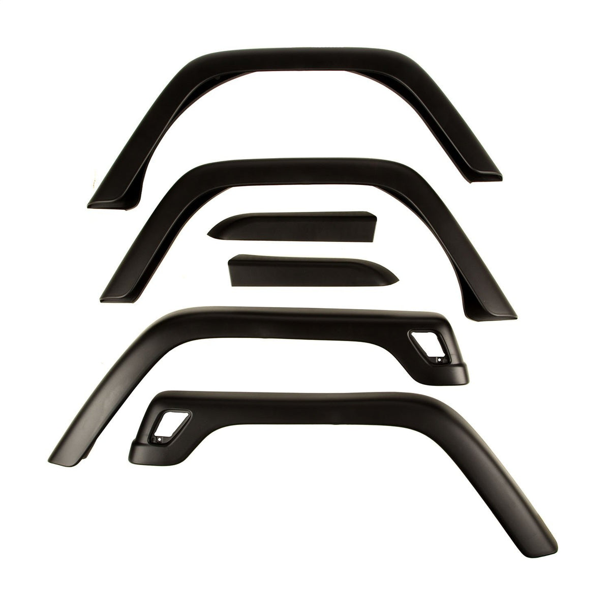 Omix-Ada | 11603.11 | Fender Flare Kit, 6 Piece, Factory Style | OE Reference: 55254918K6 | Fits 1997-2006 Jeep Wrangler TJ