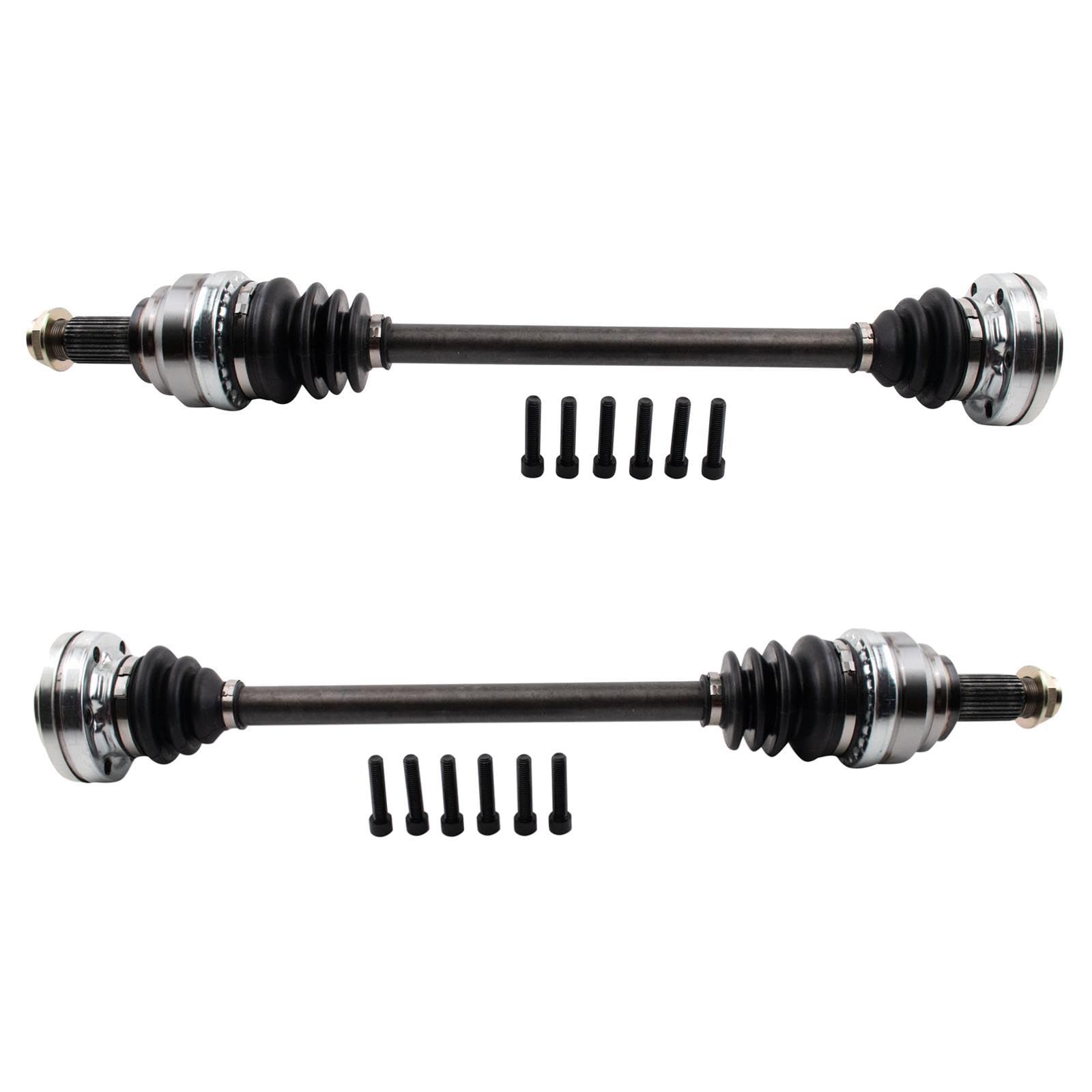 Trq Rear Cv Axle Shaft Assembly Set Compatible With 2008-2010 Bmw 135I 2006 325Xi 2008-2013 328I 2009 328I Xdrive 2007-2008 328X