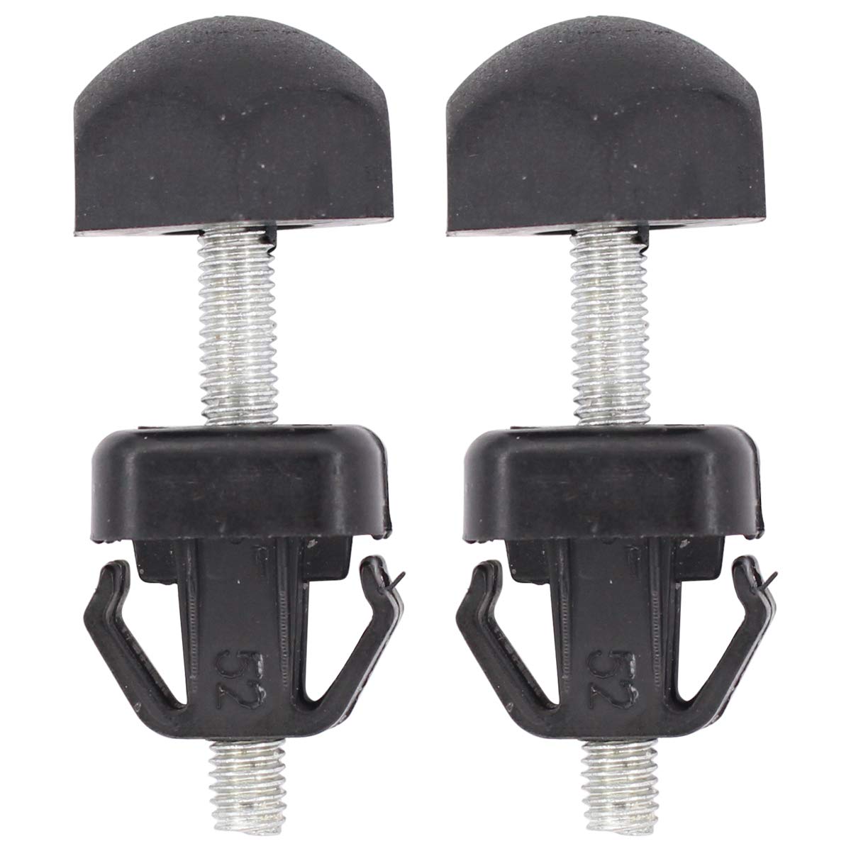 Newyall Pack Of 2 Hood Bumper Stop F4Tz-16758-A For Ford Bronco Explorer F150 F250 F350 F450 Super Duty Mountaineer Ranger Town 