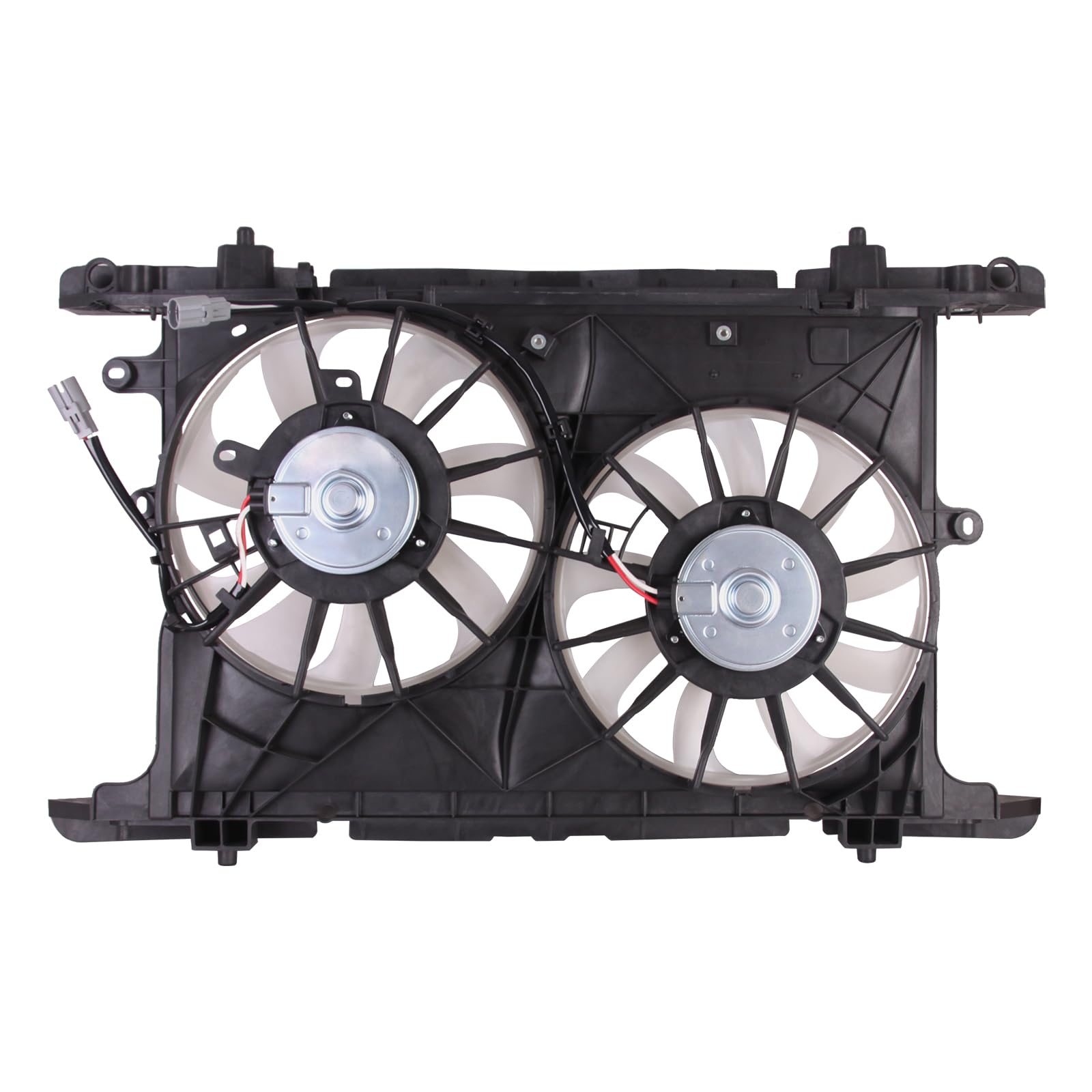 TYG Upgraded Cooling Fan Assembly for 2008-2015 Toyota Scion XB W/Shroud Upper | Racing-Level OE Replacement Engine Radiator for