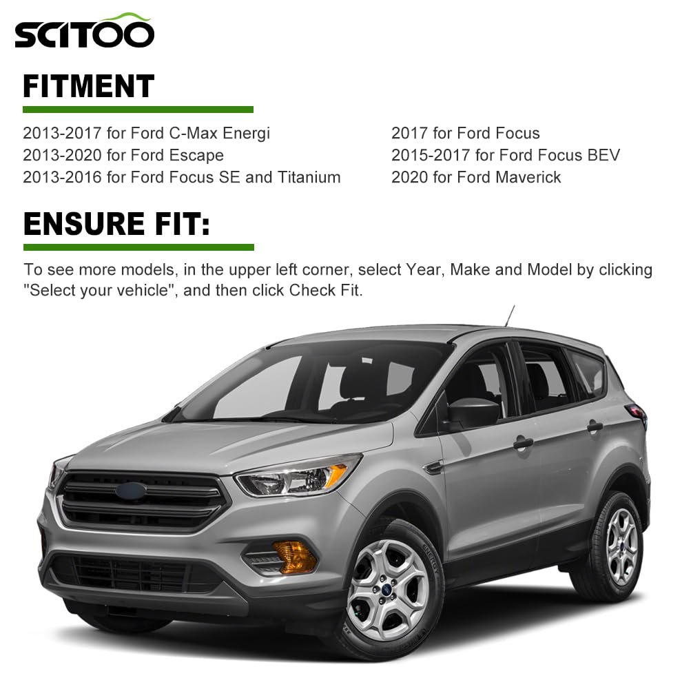 M3N5Wy8609 Keyless Entry Remote Key Fob For Ford C-Max Energi Escape Focus Se And Titanium Focus Maverick 2013-2017 1 Pcs 5 Butt