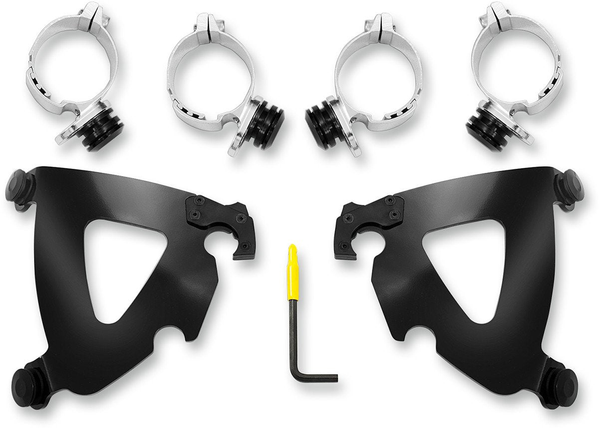 Memphis Shades MEM8994 Black Trigger-Lock Mounting Kit (fits Honda VTX1300C 2004-2009)