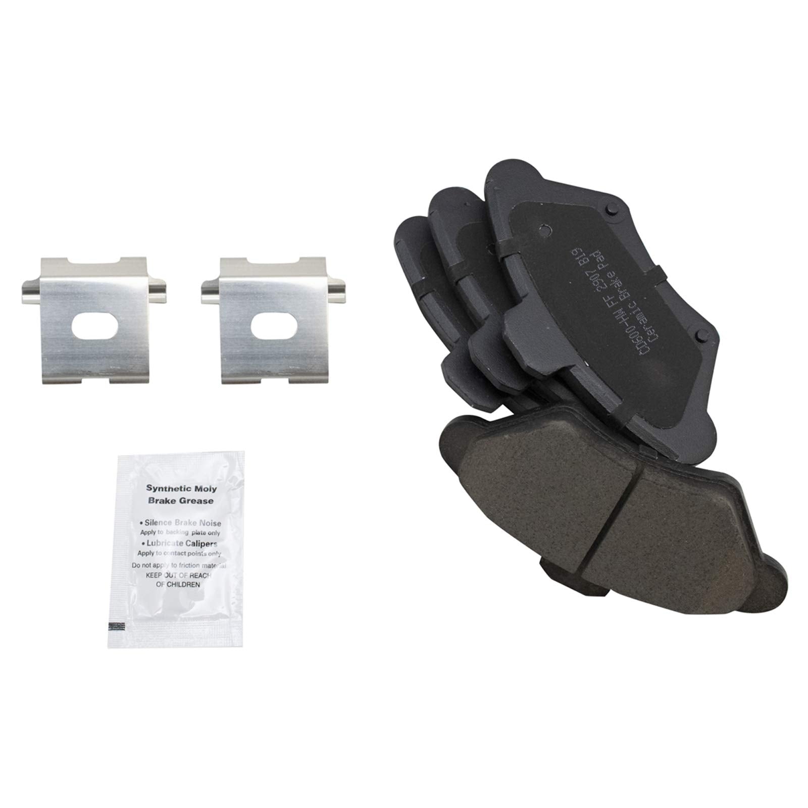 Trq Front Brake Pads Ceramic Compatible With 1994-1998 Ford Mustang 1993-1997 Thunderbird Mercury Cougar