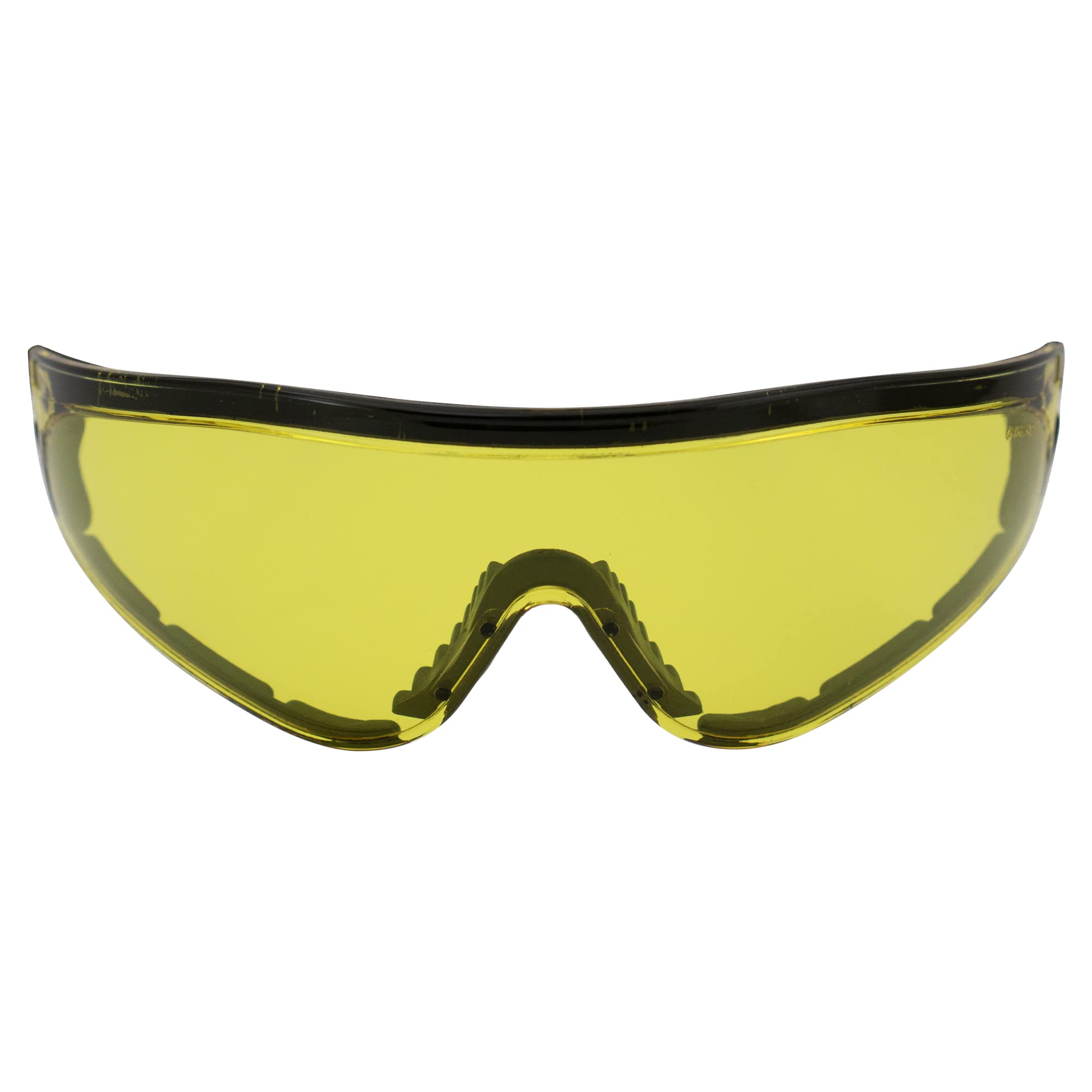 Global Vision Python Padded Wrap Around Safety Glasses Yellow Lens Z87.1