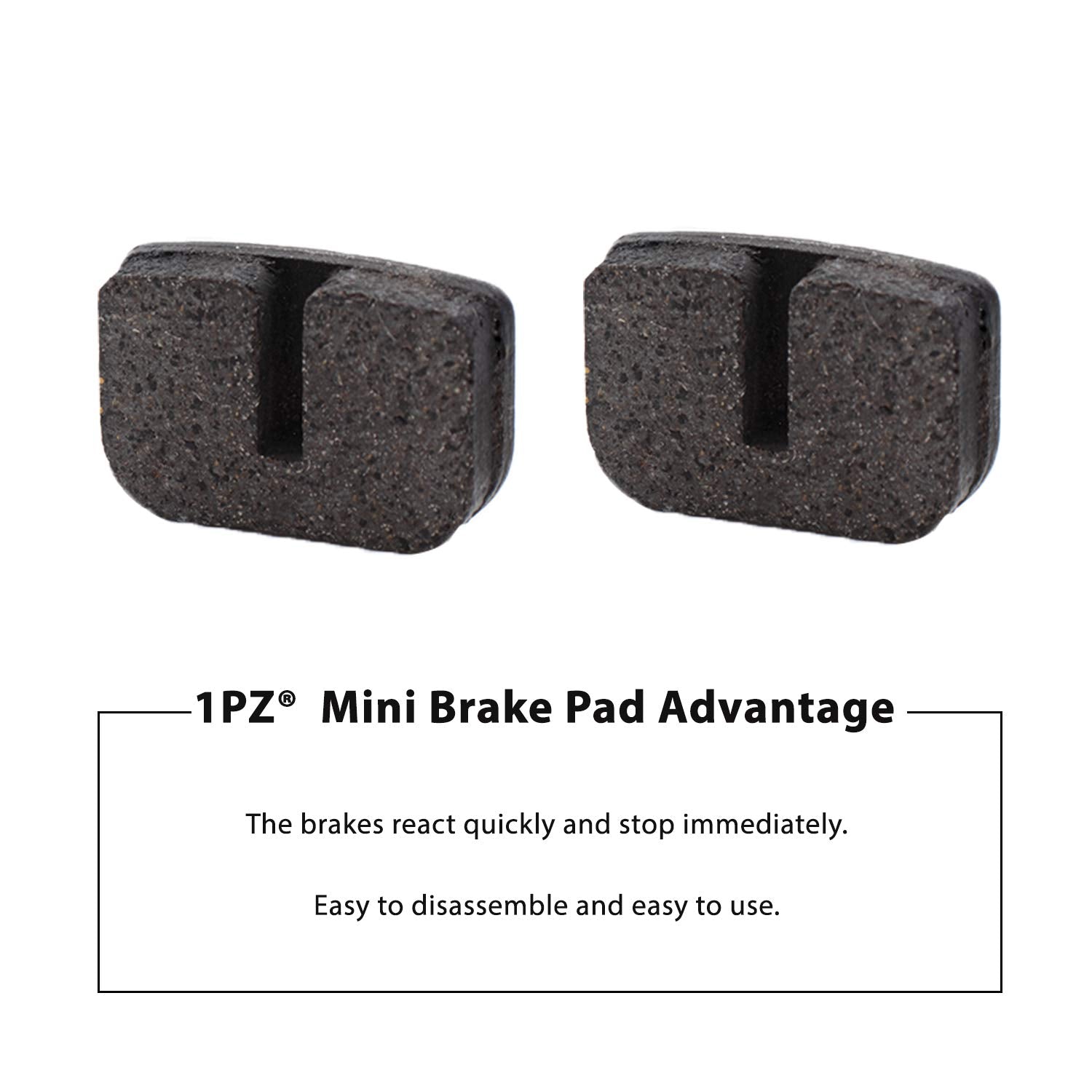 1Pz Dp2-4S1 Brake Pads For Motovox Mbx10 79Cc Moto Mm-Bb80 Baja Racer Mini Bike Rear Brake Pads Mbx-10 Parts New (4 Pair)