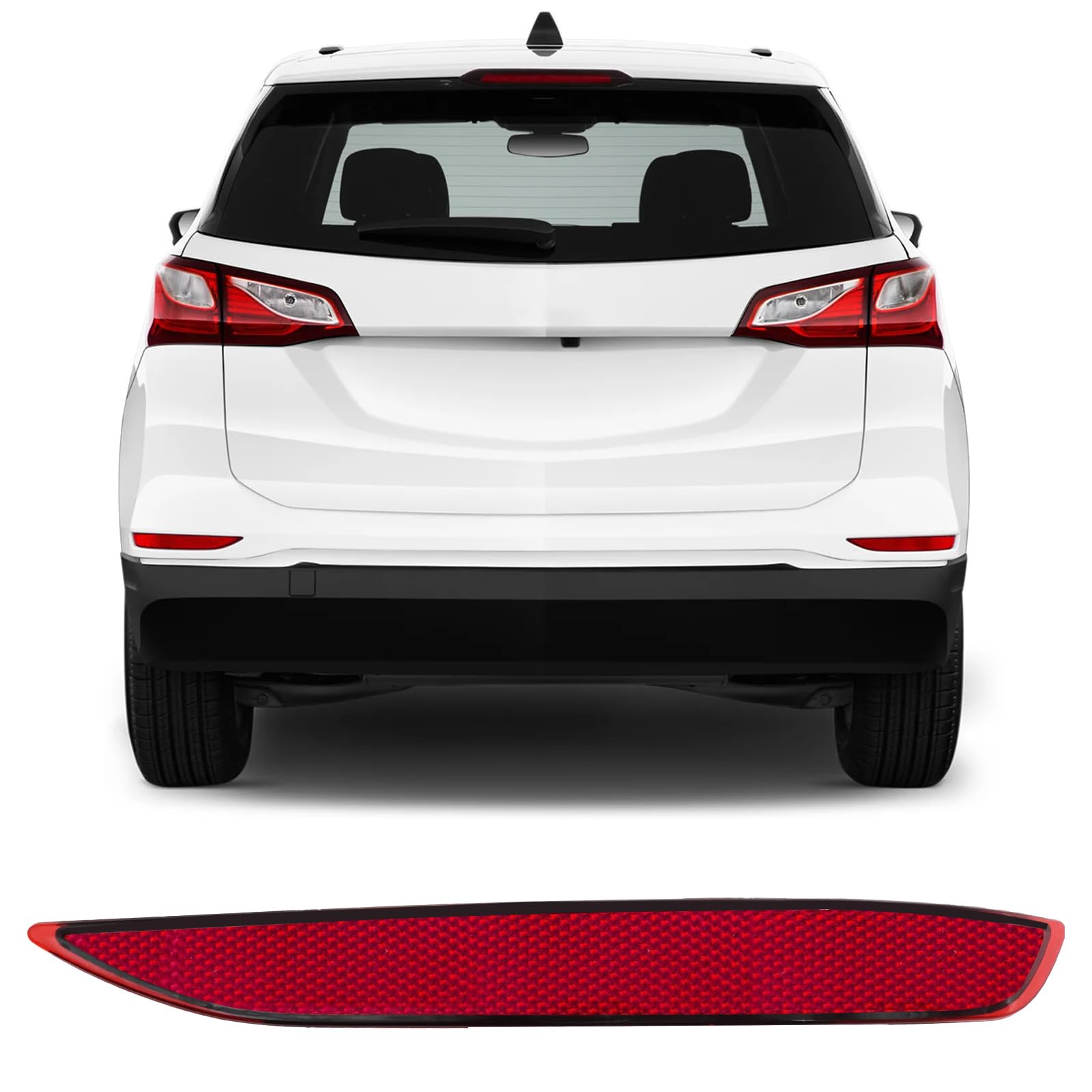MDEOOSKY Right Rear Bumper Reflector for Chevy Equinox 2018-2020, Replacement Part 84306358 GM1184117, Durable & Reliable