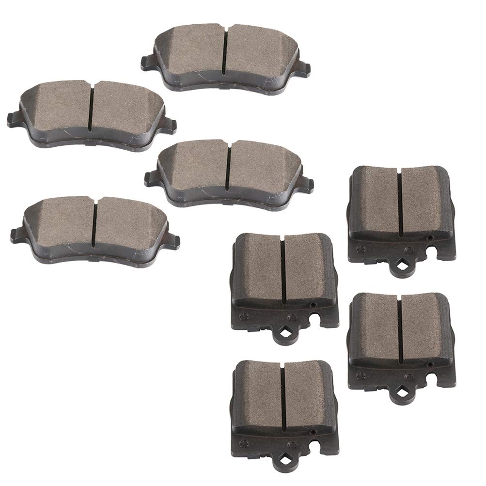 Cciyu D872 D876 Front & Rear Professional Ceramic Brake Pads Set Fit For Mercedes-Benz C230,C240,C280,C3,C350,Clk3,Clk350,Slk280