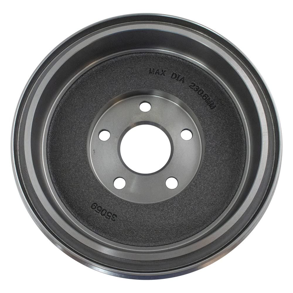 Trq Rear Brake Drum Pair Set For 1998-2008 Subaru Forester / 1997-2003 Subaru Impreza