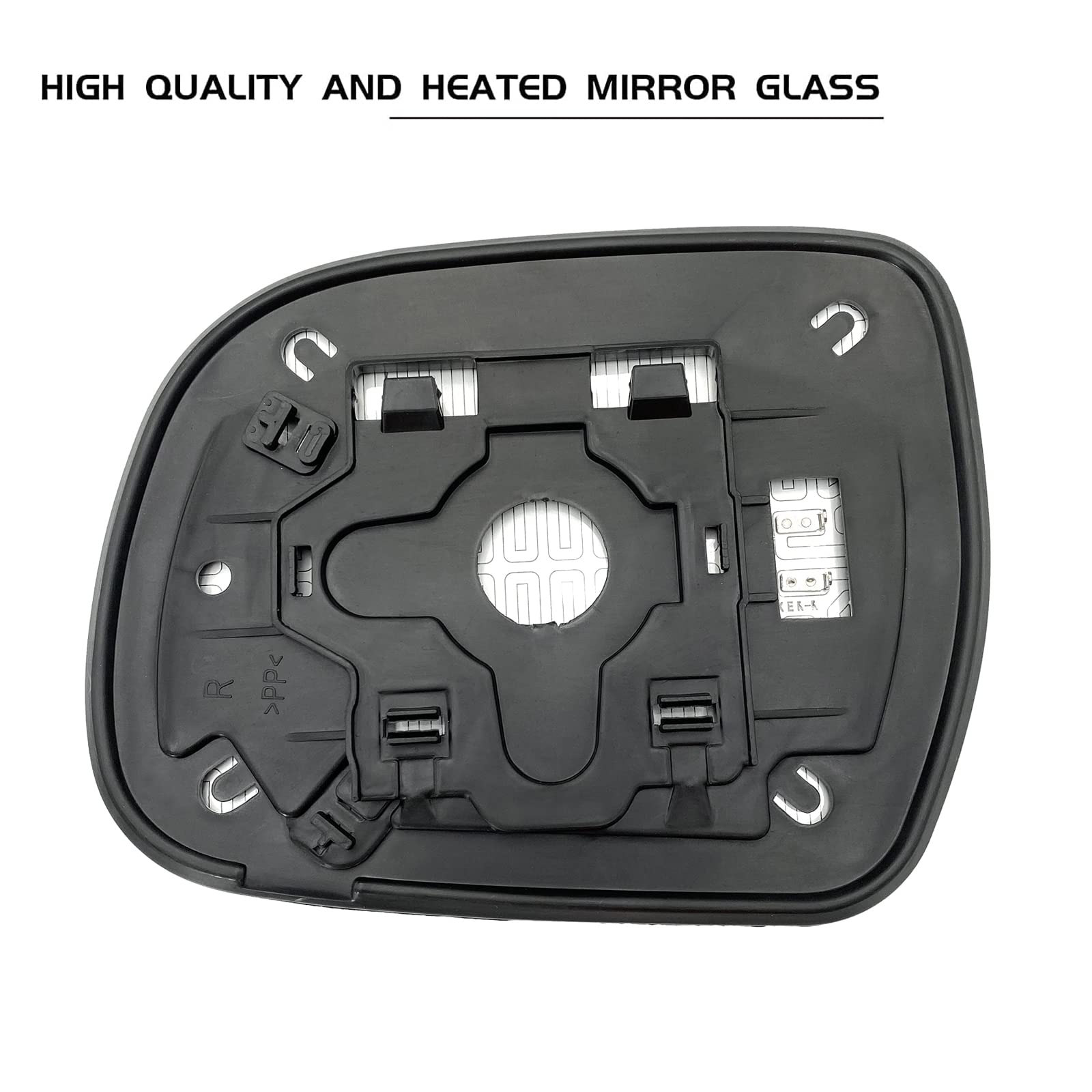 Passenger Right Side Heated Mirror Glass Replacement For 2004-2009 Lexus Rx330 Rx350 Rx400H Mirrors - Side View Heated Convex Mirror Glass With Rear Holder