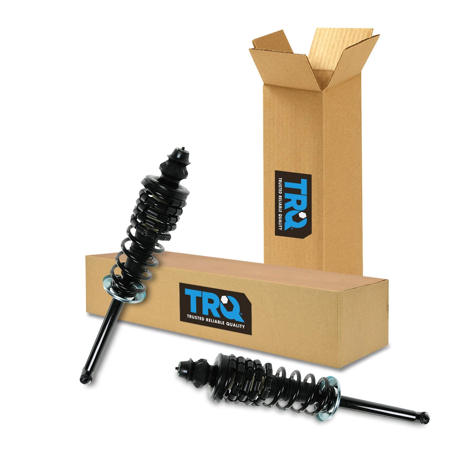 Trq Rear Strut & Coil Spring Assembly Set Driver & Passenger Sides Compatible With 93-98 Volkswagen Golf Jetta