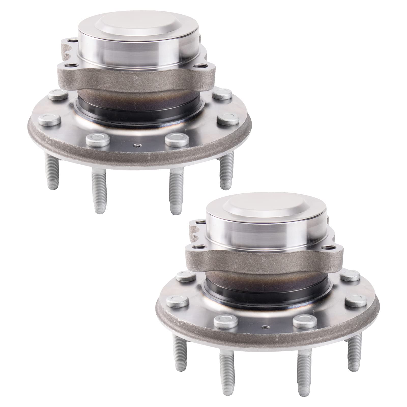 Trq Front Wheel Hub Bearings Assembly Set Compatible With 2020-2023 Chevrolet Silverado 3500 Hd Gmc Sierra 3500 Hd