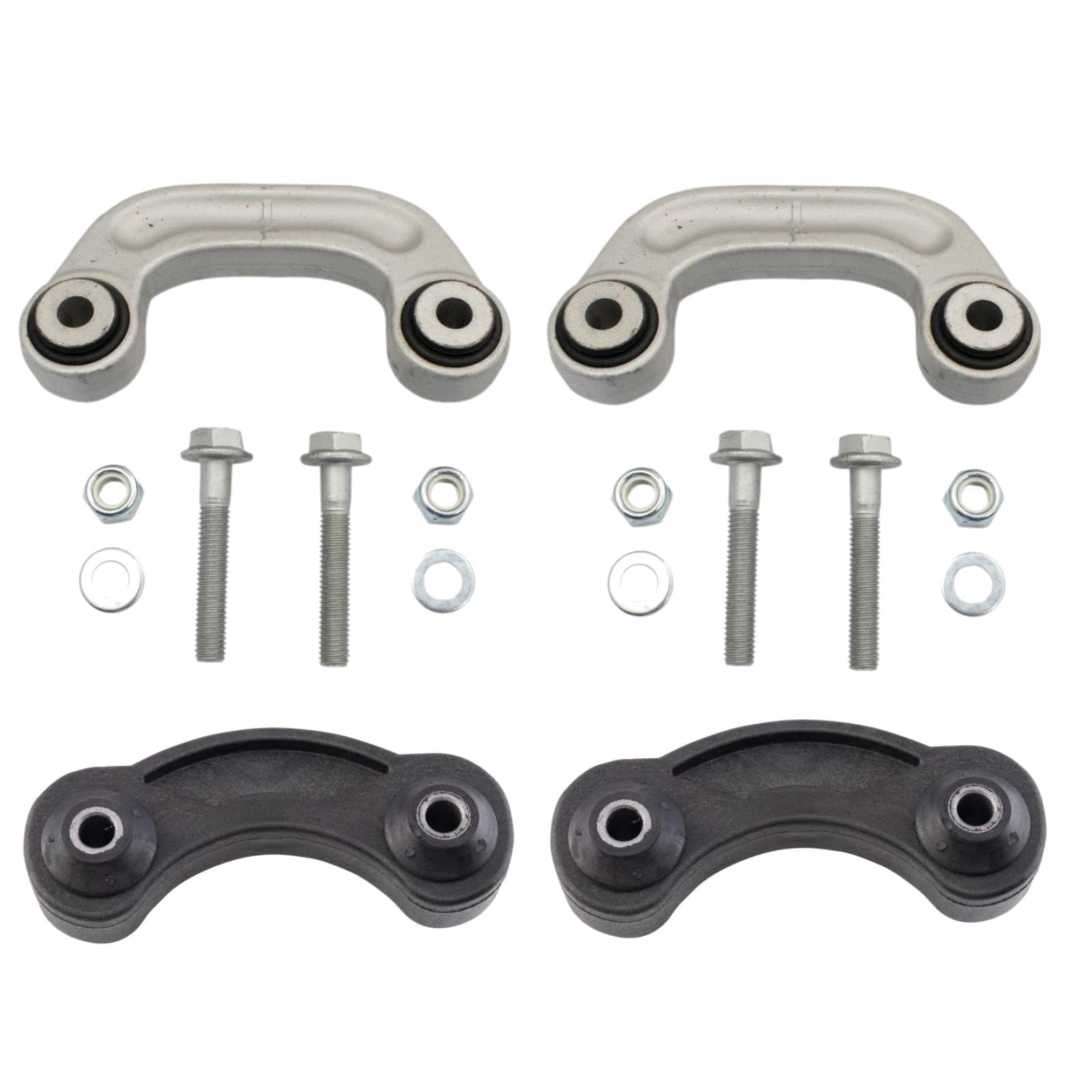Trq Front & Rear Sway Bar Stabilizer Link Set Compatible With 2006-2011 Audi A6 2005-2011 A6 Quattro 2007-2011 S6