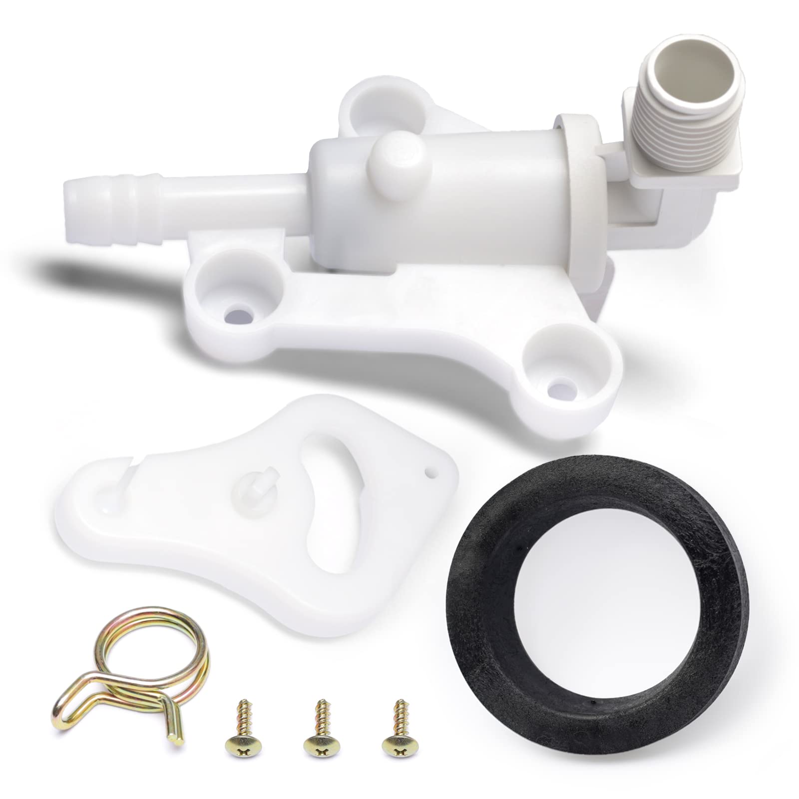 34100 Toilet Water Assembly Valve Kit Compatible with Thetford Aqua-Magic RV Camper Toilets Style Lite and Style Plus Parts