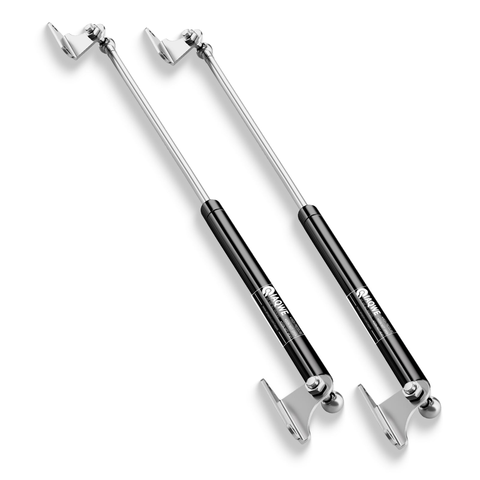 Iaqwe 28Inch Gas Struts 67Lbs/298N Springs Shocks Lift Support With L-Type Mounts For Tv Cabinet Boat Cover Cabinet Trap Door Tr