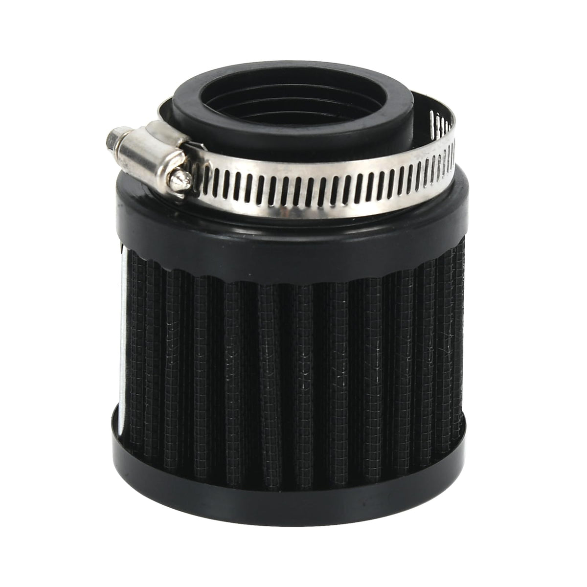 Ptnhz Universal Black Neck 1.5'' 38Mm Car High Flow Cold Air Intake Air Filter Power Intake Air Inlet System Air Cleaner