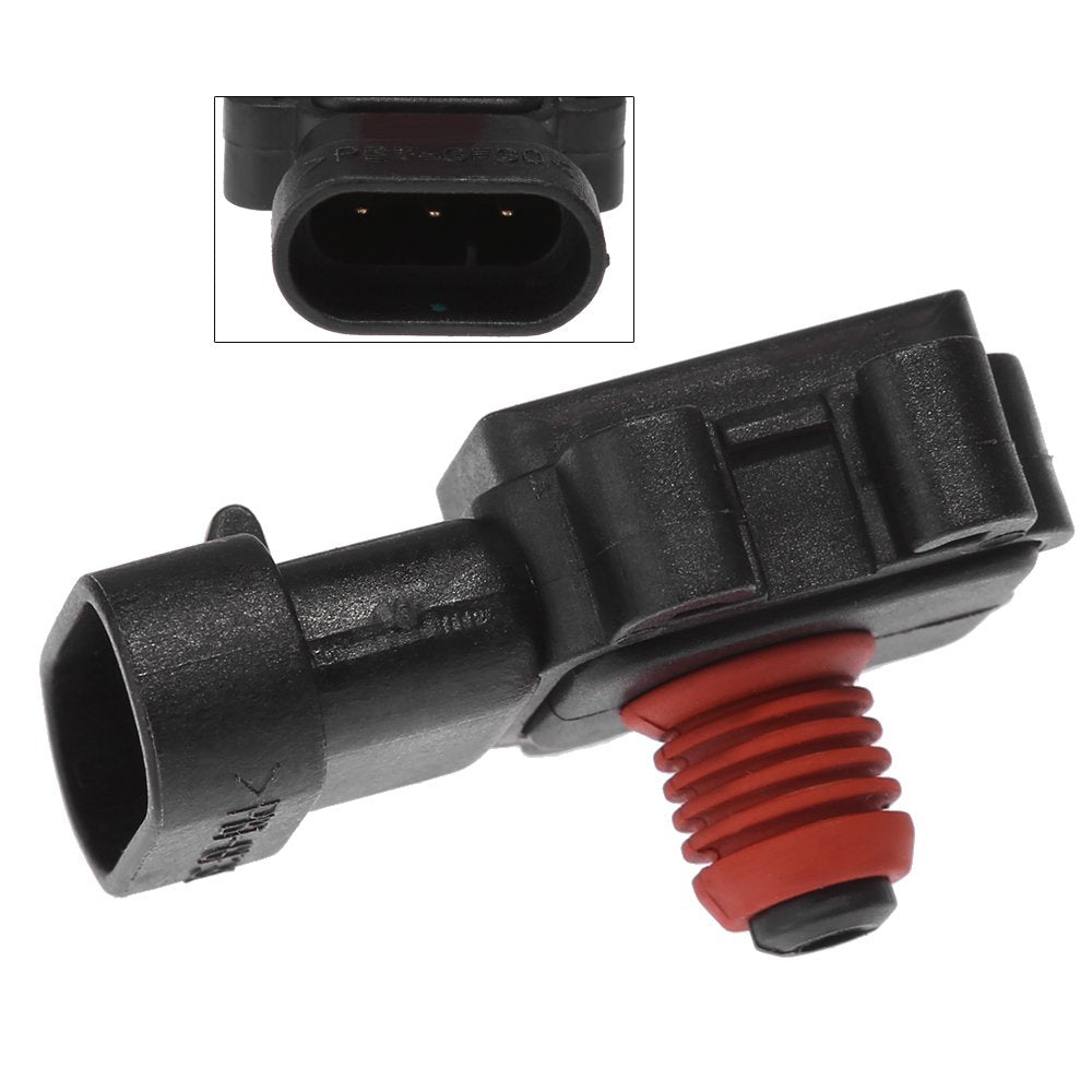 Hoypeyfiy 3 BAR MAP Sensor Replacement for Chevrolet Express 2500 3500 4500, Replacement for Silverado 2500 3500