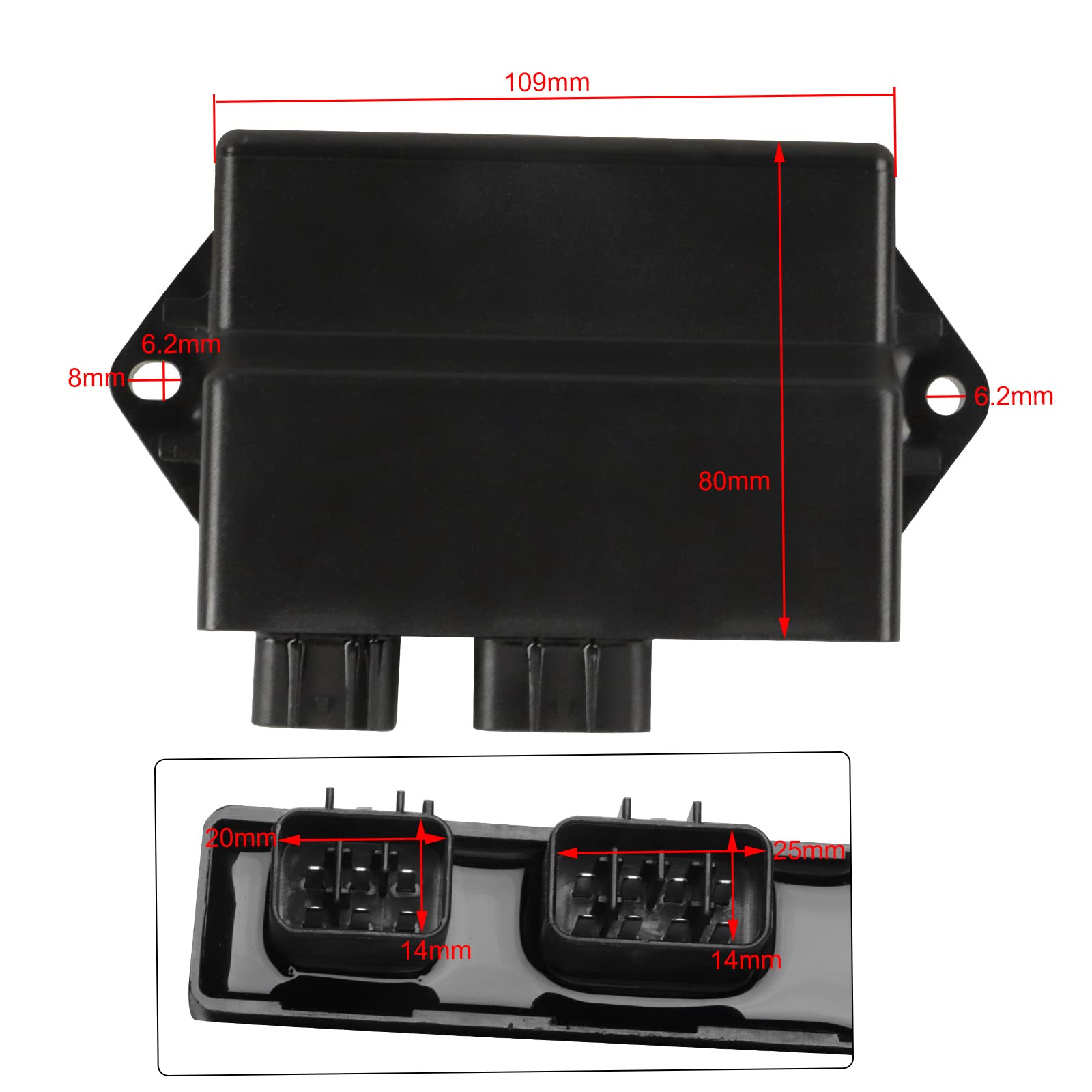 Flypig High Performance Cdi Module For Yamaha Warrior 350 Yfm350X/Yfm350 Yfm 350 348Cc 1997 1998 1999 2000 2001 3Gd-85540-40-00
