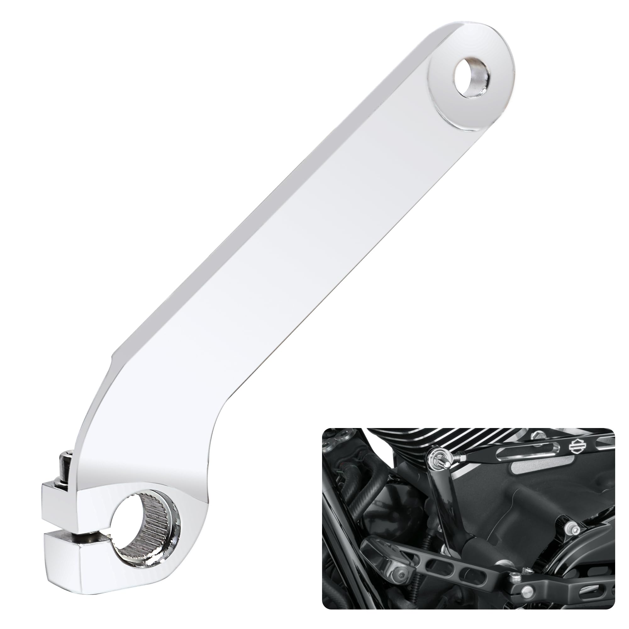 Wowtk Inner Shift Lever, Inner Shift Rod Lever For Harley Touring Electra Glide Road Glide Road King Street Glide Flt/Flht/And H