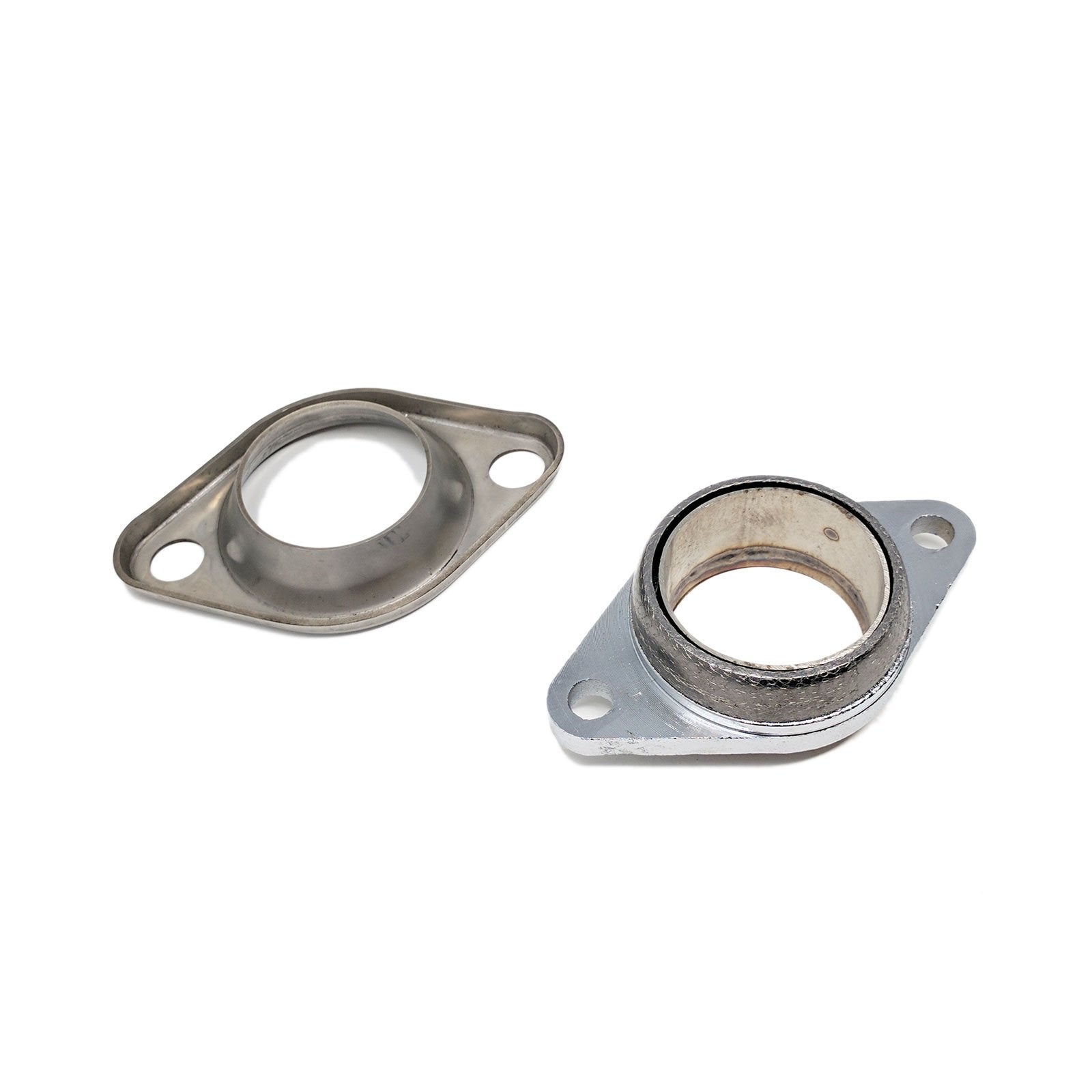 Exhaust Header Test Pipe Donut Gasket With Collector Flange Set, 2.5''