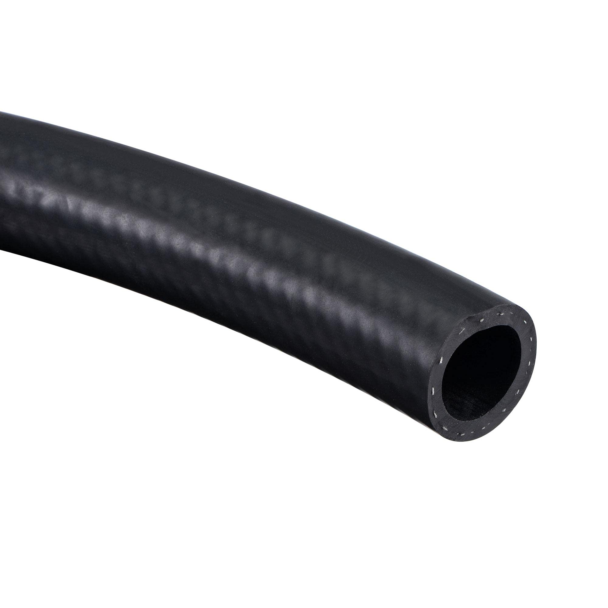 uxcell 15/16 ID Fuel Line Hose, 1 11/32 OD 5ft Oil Tubing Black for Small Engines