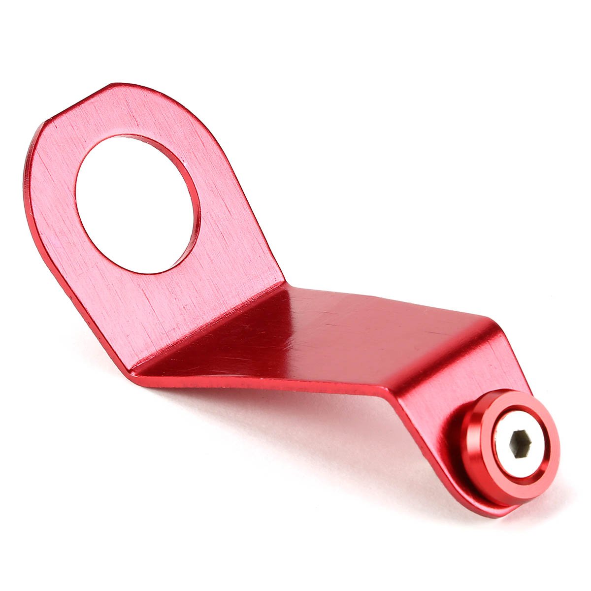 Auto Dynasty Compatible with Honda Civic EG Billet Aluminum Radiator Stay Mount Bracket+Washer (Red)