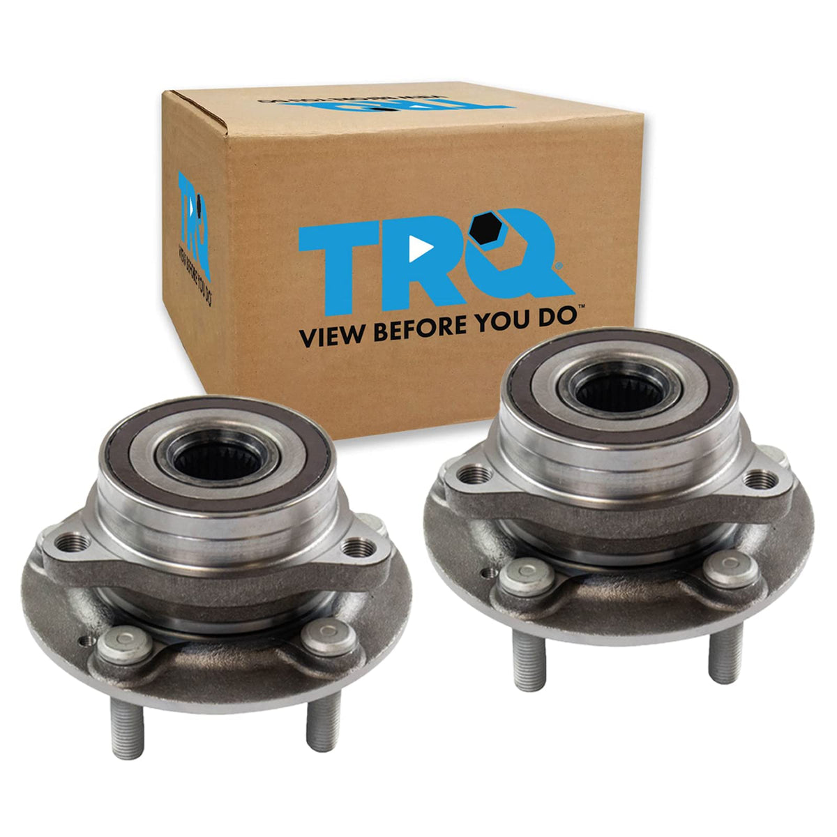 Trq Front Wheel Hub Bearings Assembly Set Compatible With 2017-2023 Hyundai Elantra 2017-2020 Elantra Gt 2017-2022 Ioniq 2019-20