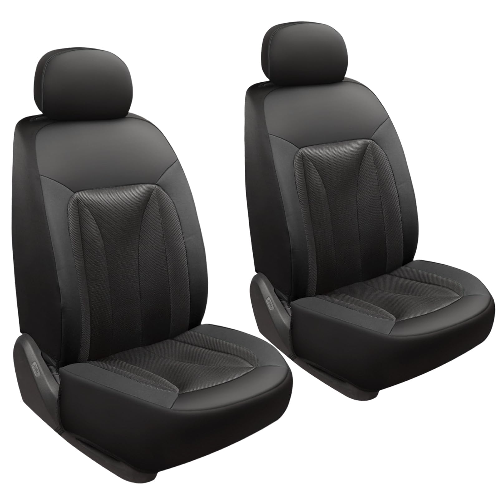 Giant Panda Front 3D Air Mesh Car Seat Covers, Custom Fit For Ford Escape Explorer Edge Mustang Bronco Sport, 2-Pack Breathable