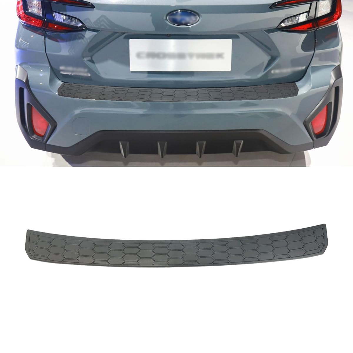 Tybock Rear Bumper Protector Guard Accessory Trim Cover Scratch Resistant Trunk Door Entry Guards Compatible With Subaru Crosstr