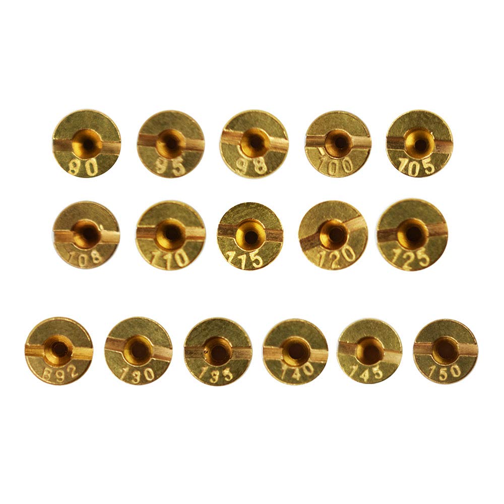 Labwork 16Pcs Carburetor Main Jet Replacement For Oko Cvk 90 92 95 98 100 105 108 110 115 120 125 130 135 140 145 150
