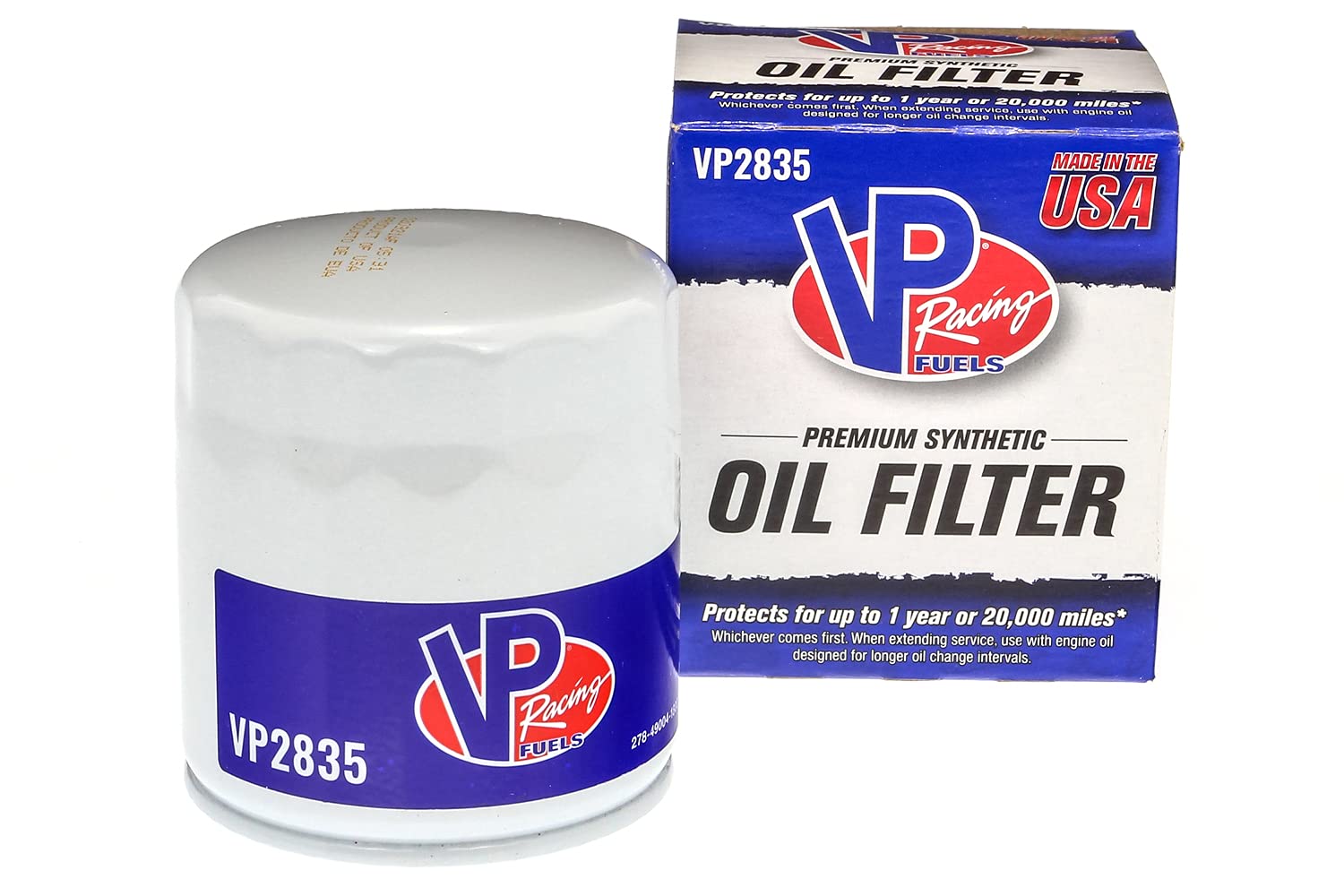 Vp Racing Vp2835 20,000 Mile Premium Full Synthetic Oil Filter