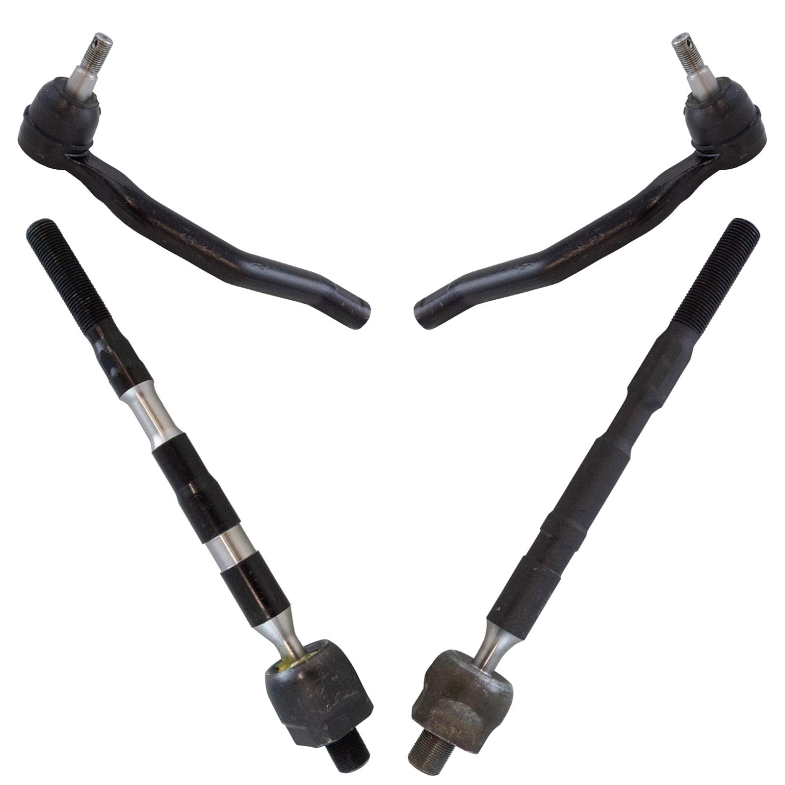 Trq Front Tie Rod Set Compatible With 2011-2017 Nissan Quest