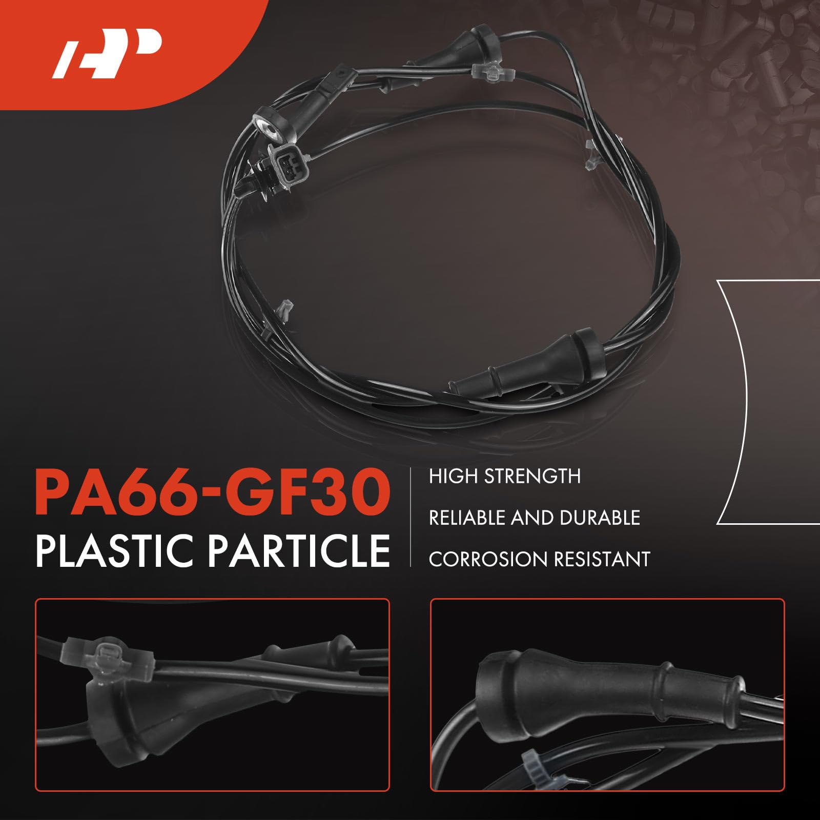 A-Premium Front Left or Right ABS Wheel Speed Sensor - Compatible with Nissan Models - Sentra 2013-2019, Sedan - Front Driver or