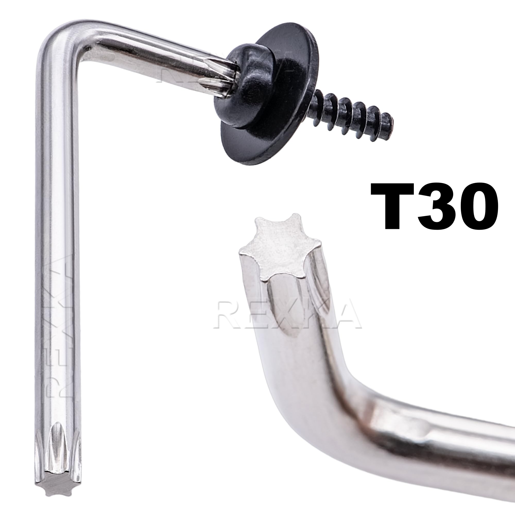 Rexka 20 Sets T30 Engine Splash Shield Guard Undertray Cover Screws Bolt Nut Clip Kit Compatible With Ford Focus Fusion Escape E