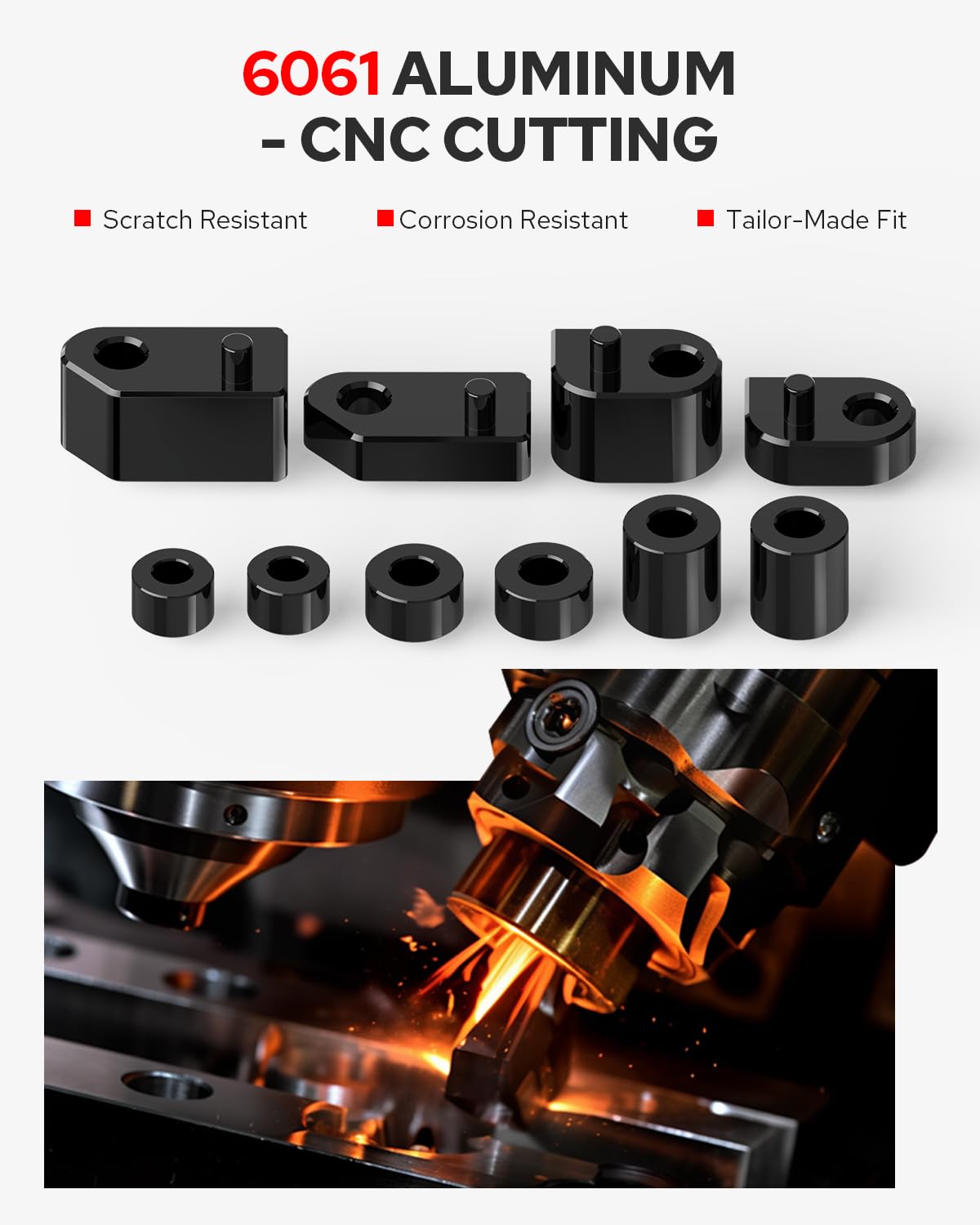 Benlari Upgraded 1inch &1.5inch Driver Floorboard Extensions, Floorboard Spacer Extenders Compatible for Harley Touring Street G