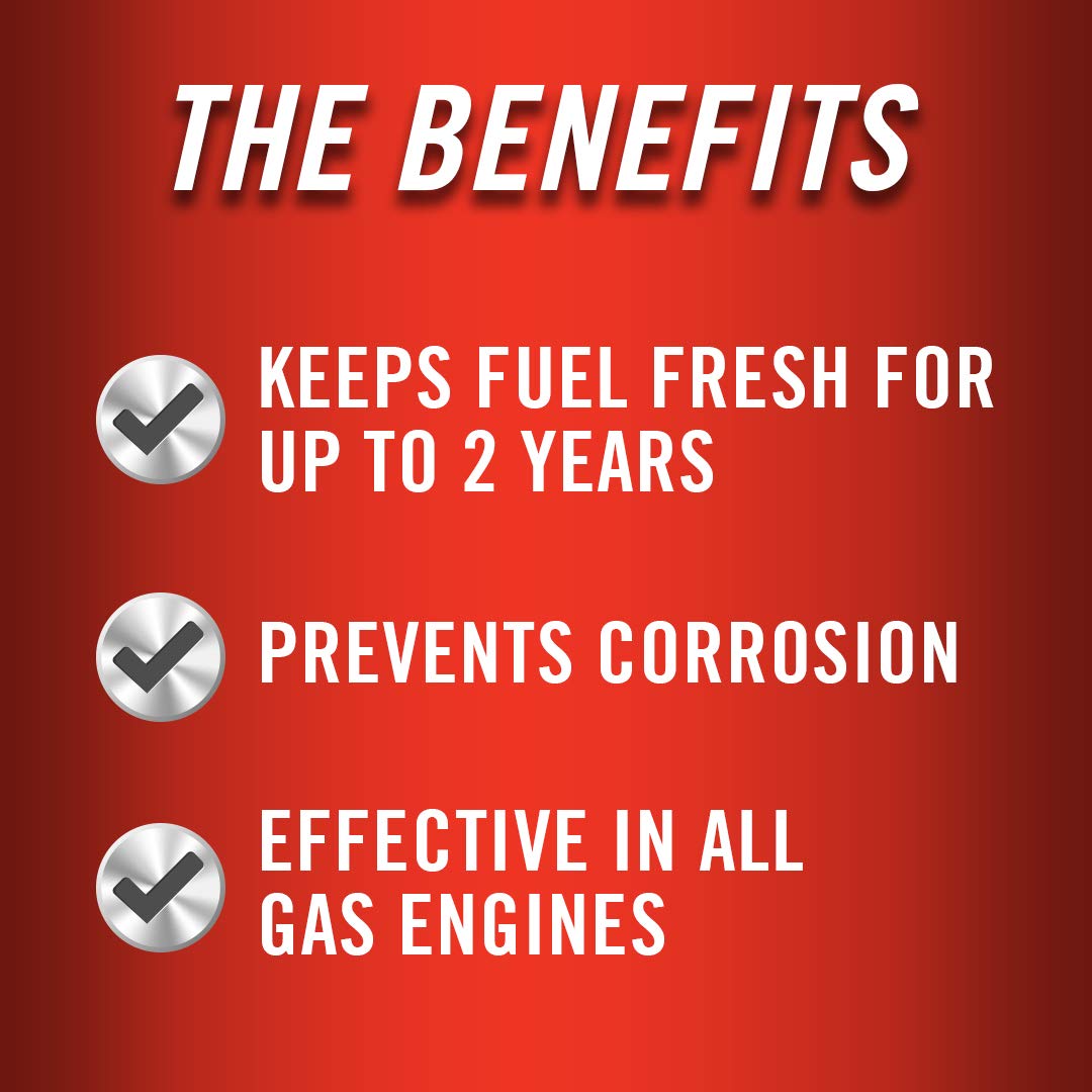 Sta-Bil Storage Fuel Stabilizer Keeps Fuel Fresh For 24 Months, Prevents Corrosion, Gasoline Treatment Fuel Additive That Protects Fuel System, Gas Stabilizer For Fuel Storage, 16 Oz. (12 Pack)