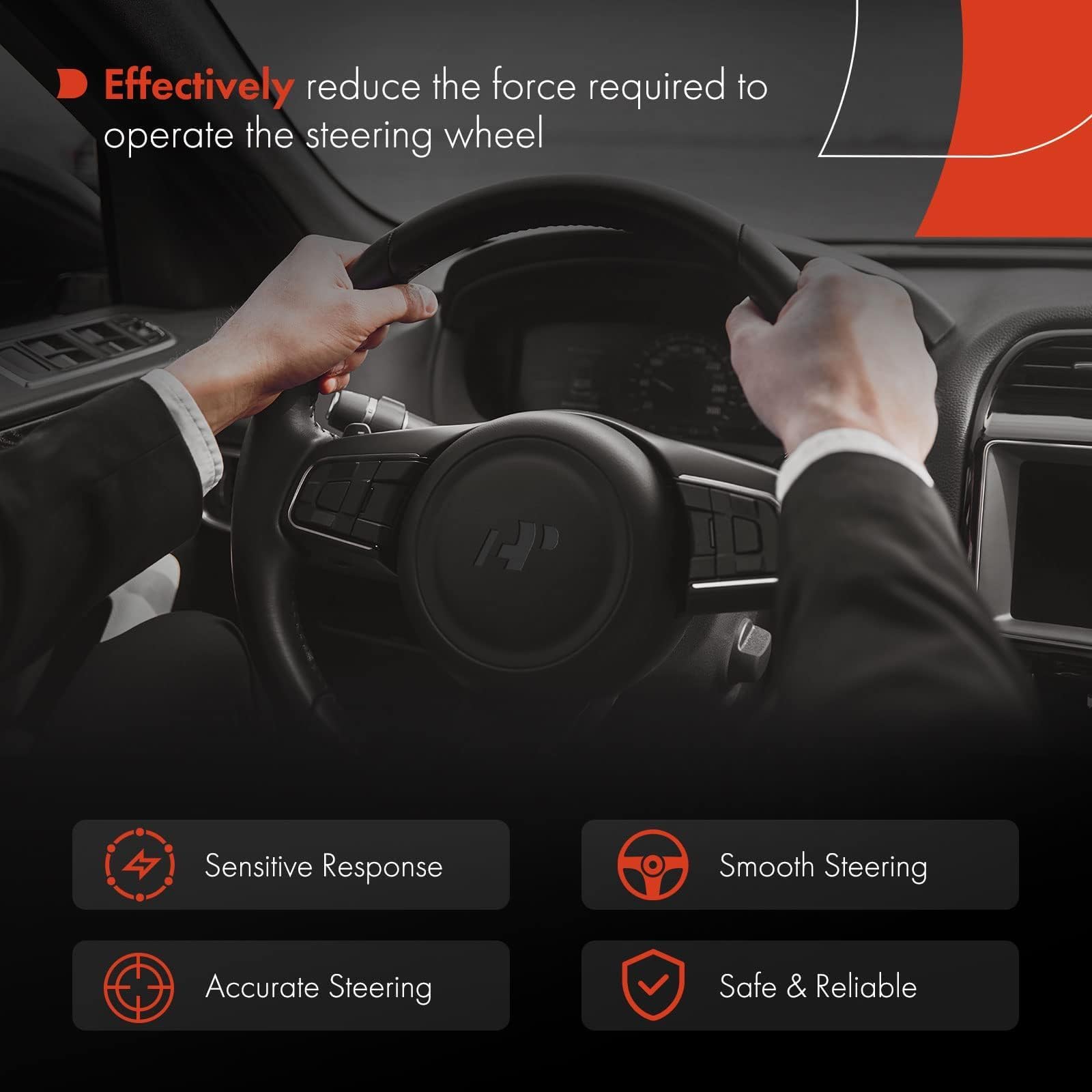 A-Premium Power Steering Pump Compatible with Audi S4 2004-2009, Allroad Quattro 2004-2005, V8 4.2L, Replace # 4Z7145156G, 4Z714