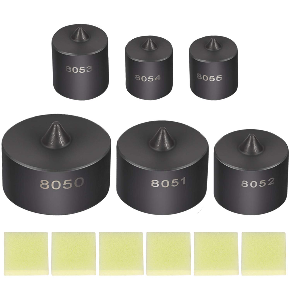 8056 Shaft Protector Set For Use With 'Grip-O-Matic' Pullers Or Push-Pullers, 6 Pcs Replace For Otc 8056